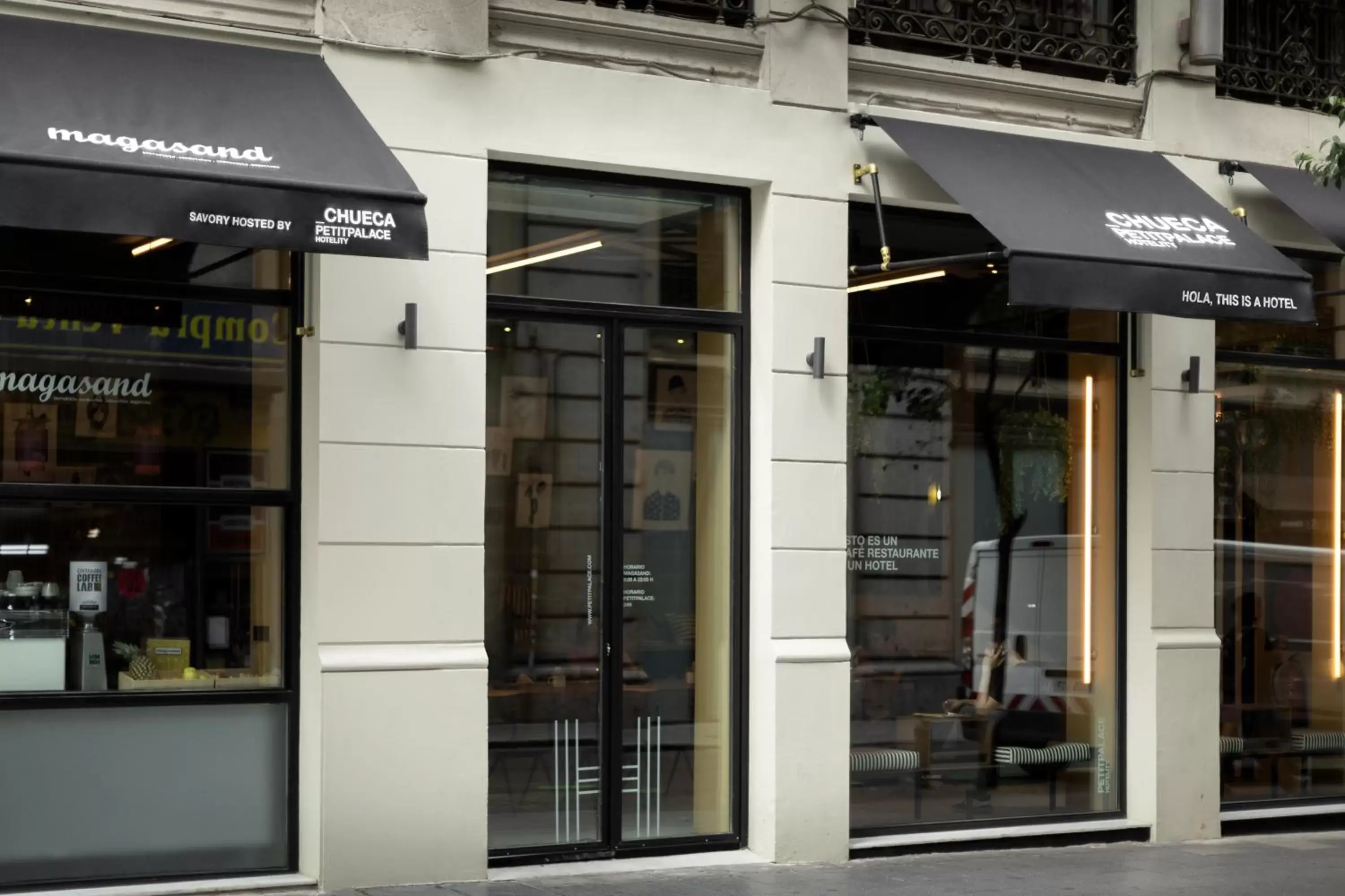 Facade/entrance in Petit Palace Chueca Facade/entrance in Petit Palace Chueca