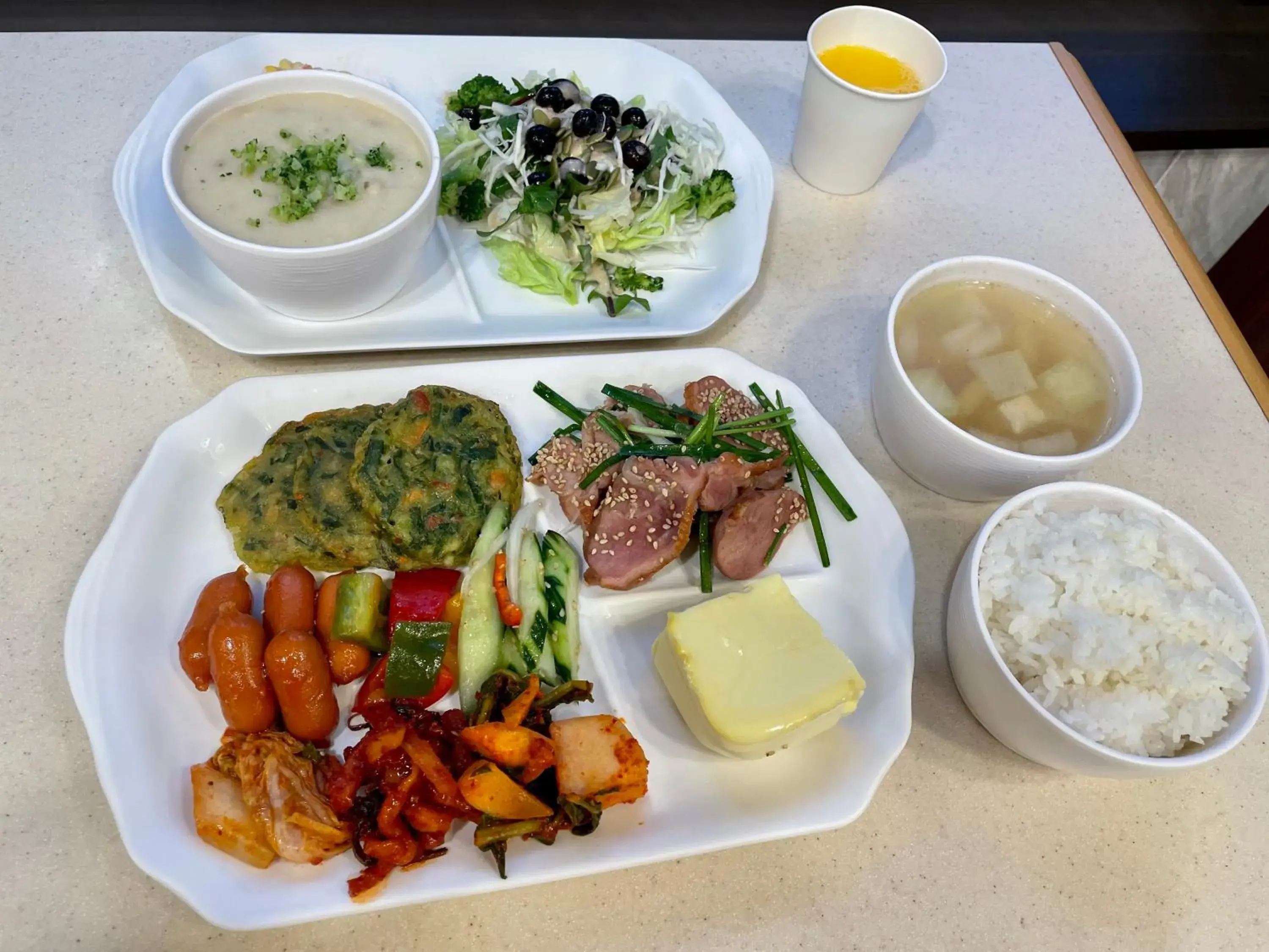 Breakfast, Lunch and Dinner in Toyoko Inn Busan Seomyeon