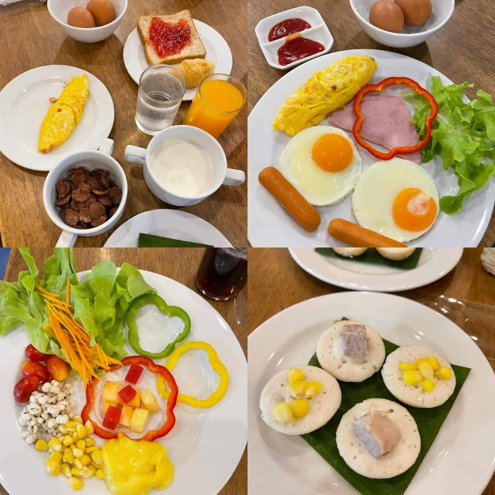 Breakfast in Chaolao Cabana Resort