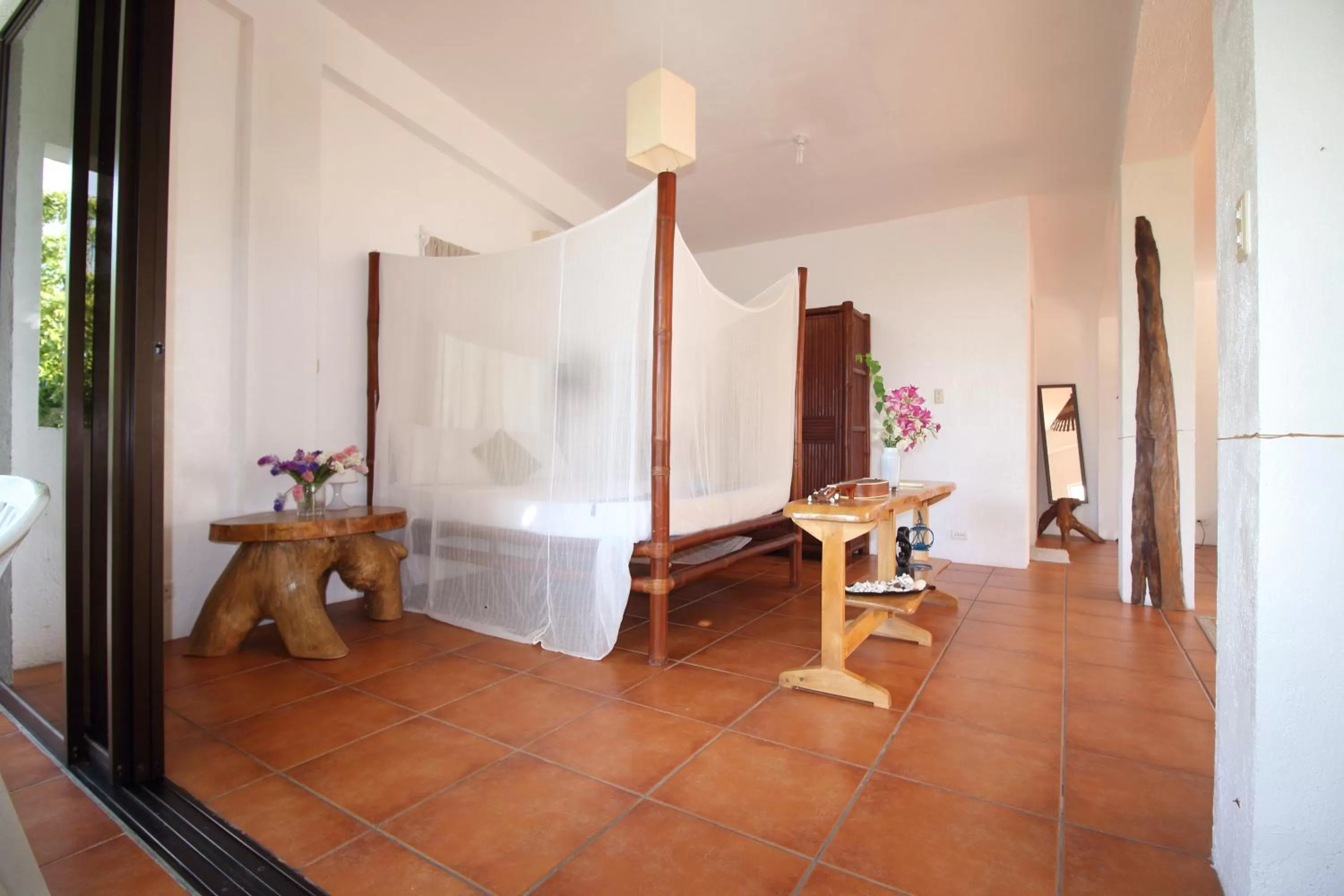 Bed in The Blue Orchid Resort