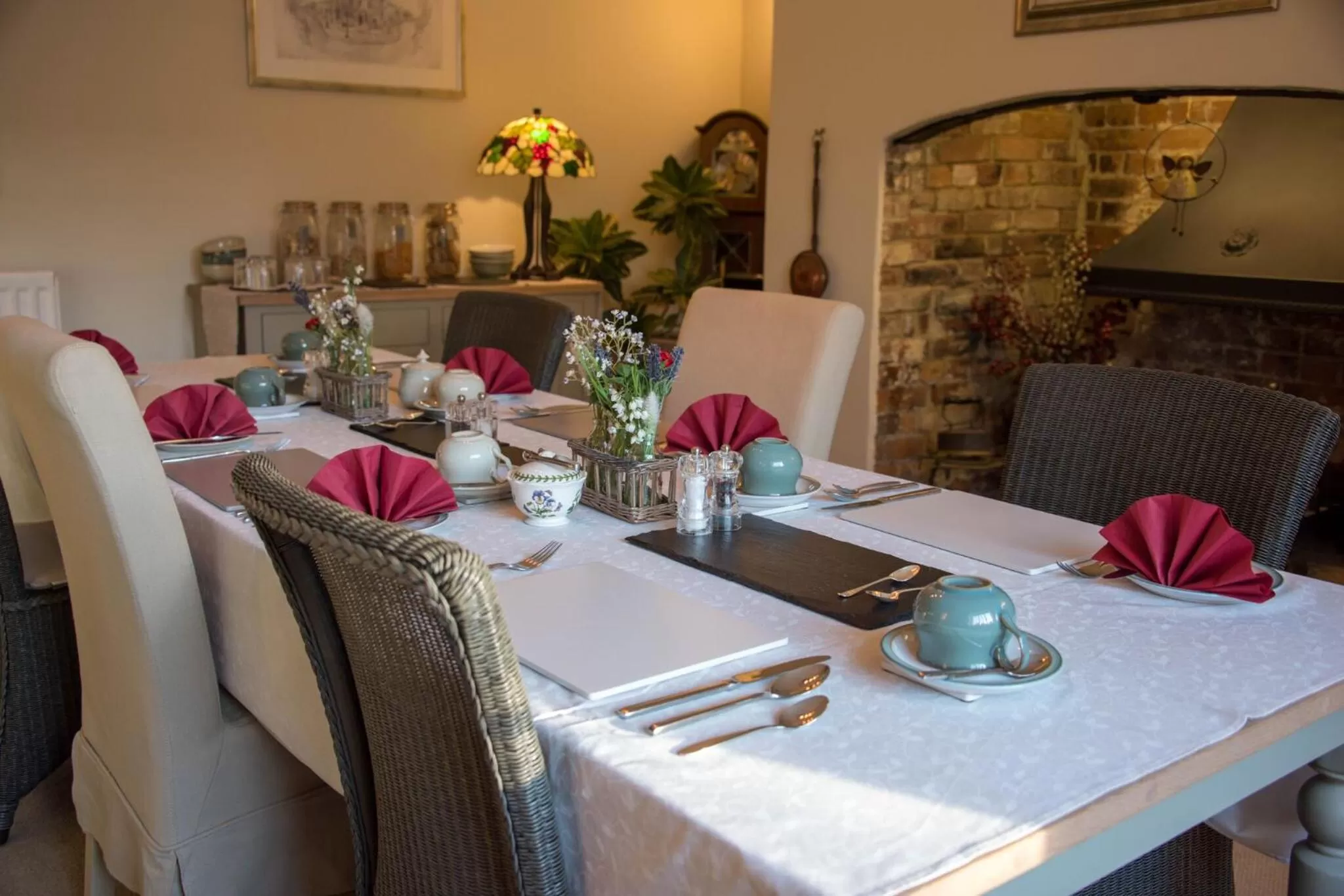 Dining area in St Leonards Farmhouse
