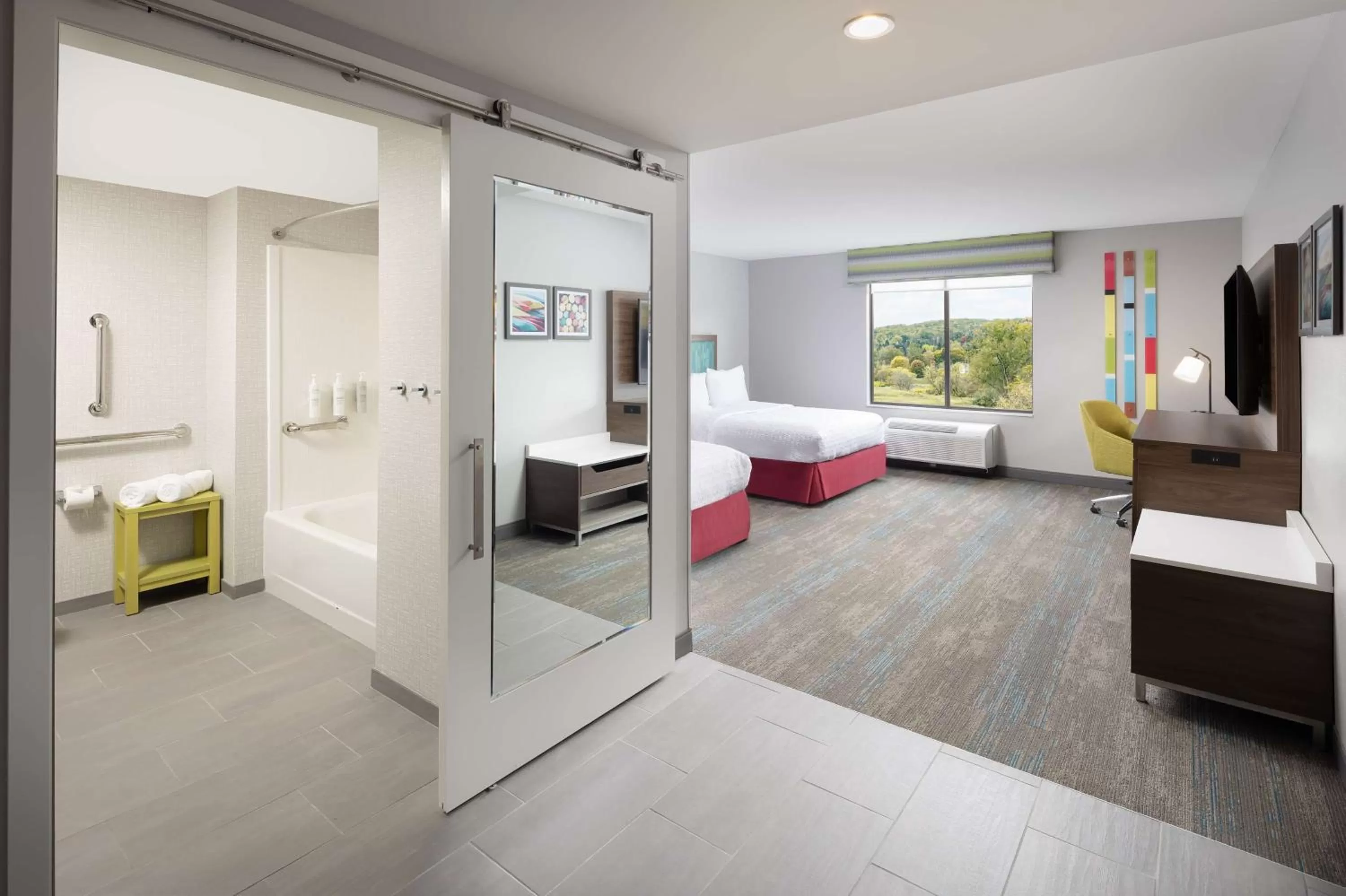 Bed in Hampton Inn Hornell