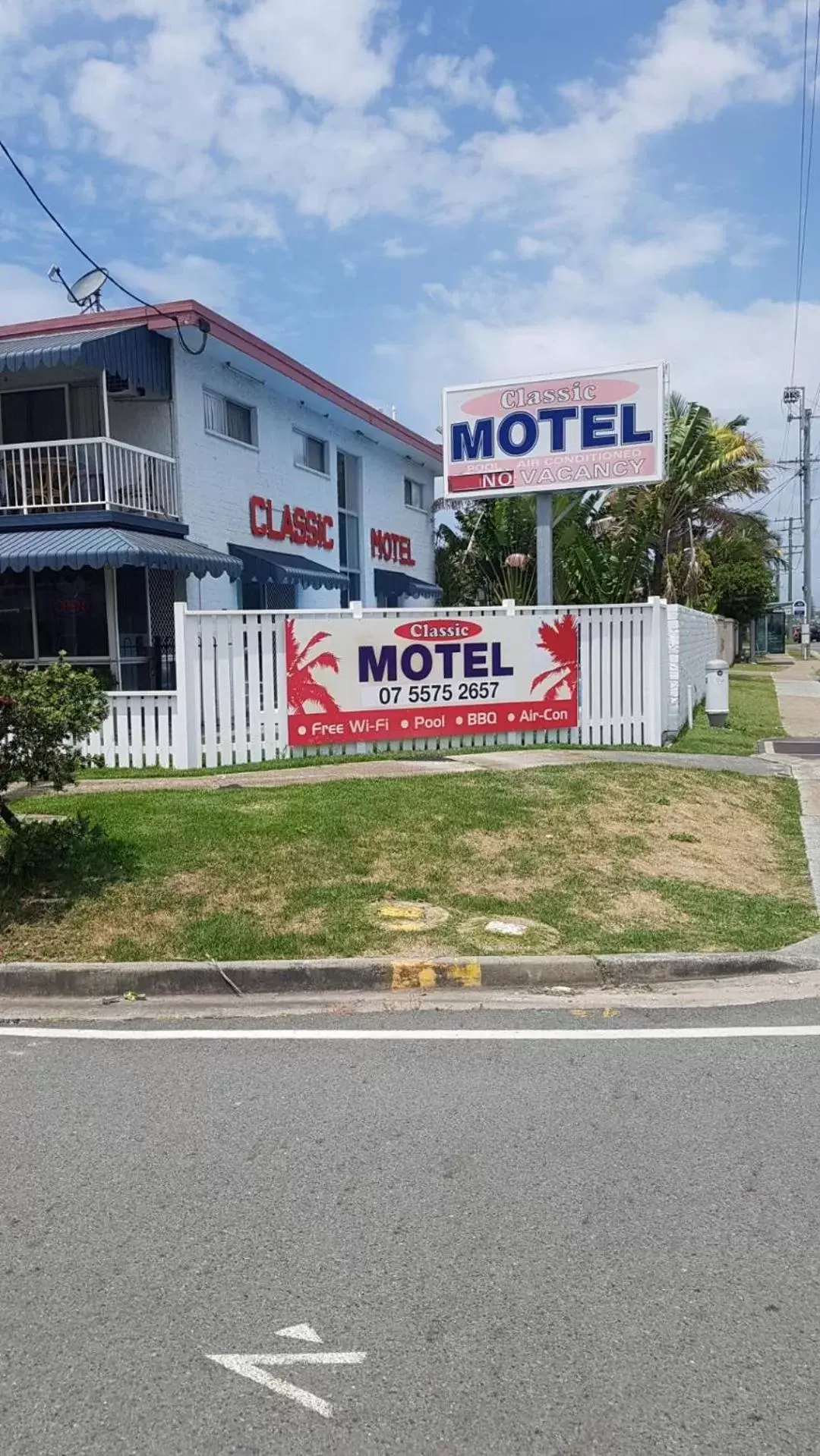 Property Building in Classic Motel