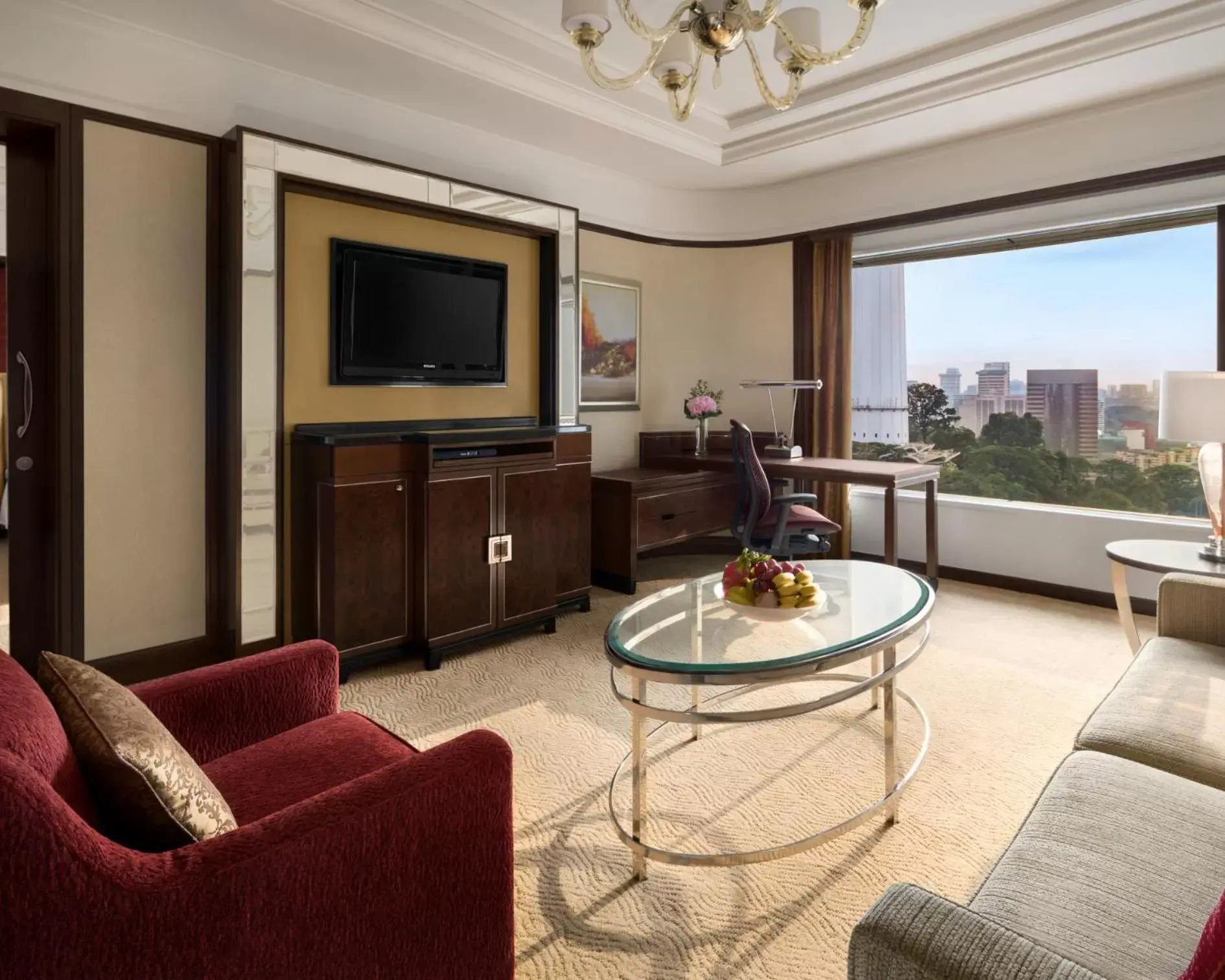 Living room, Seating Area in Shangri-La Kuala Lumpur