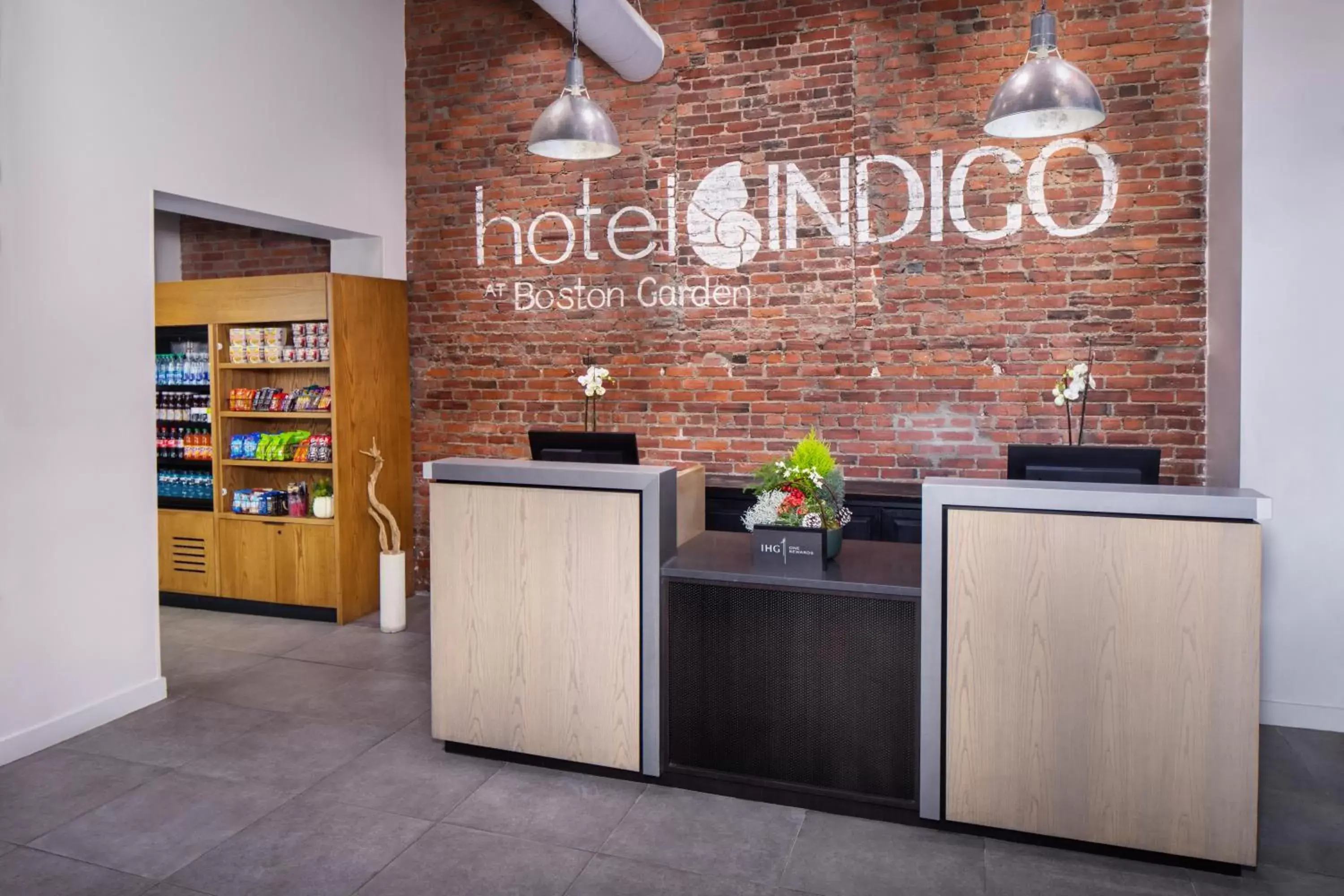 Property logo or sign, Lobby/Reception in Hotel Indigo Boston Garden, an IHG Hotel