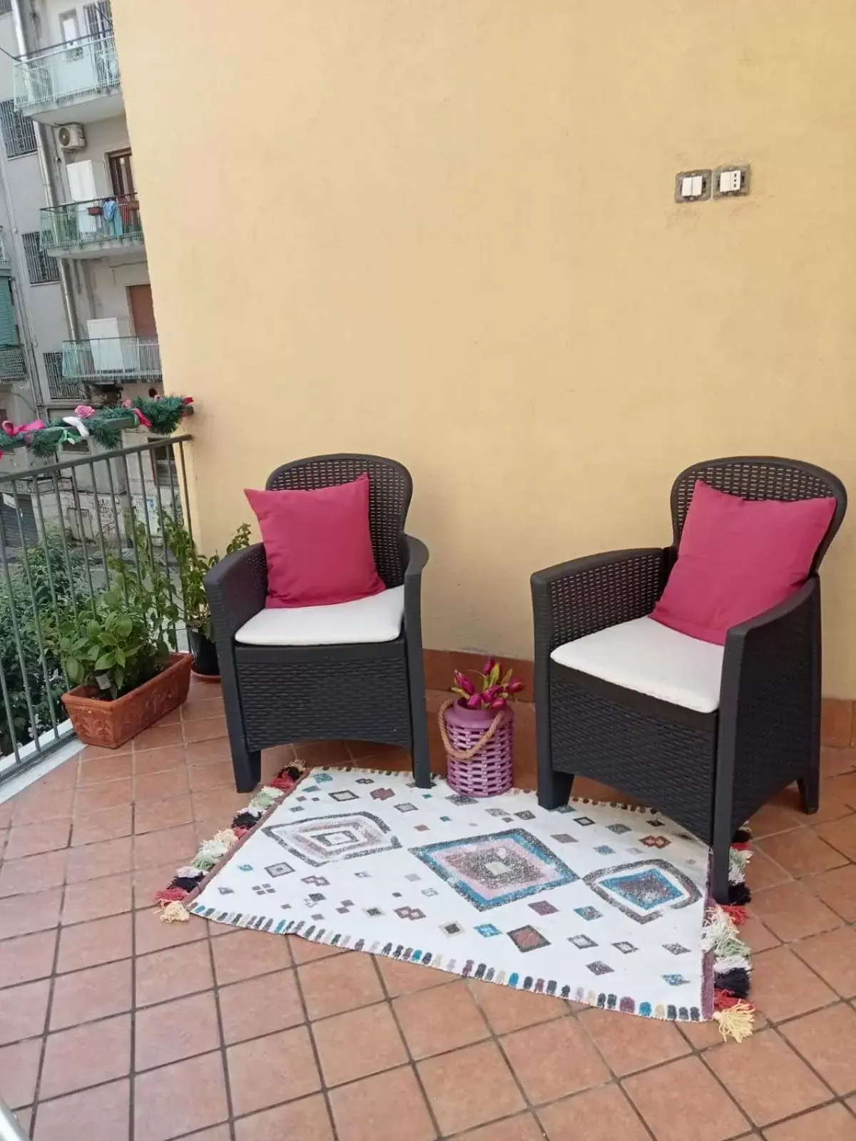 Balcony/Terrace, Seating Area in La Terrazza di Monica & Teresa