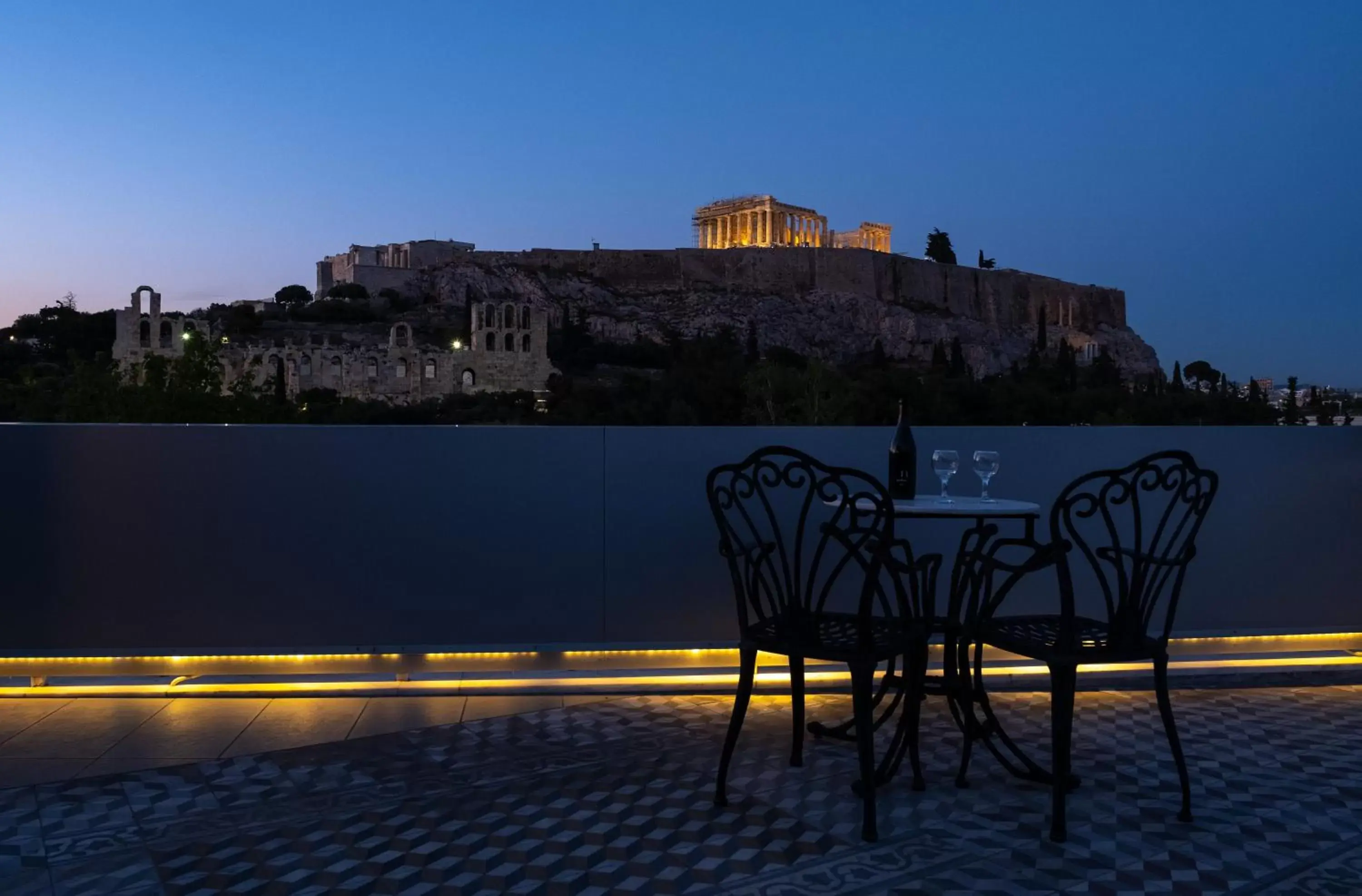 Landmark view in Acropolis View Hotel