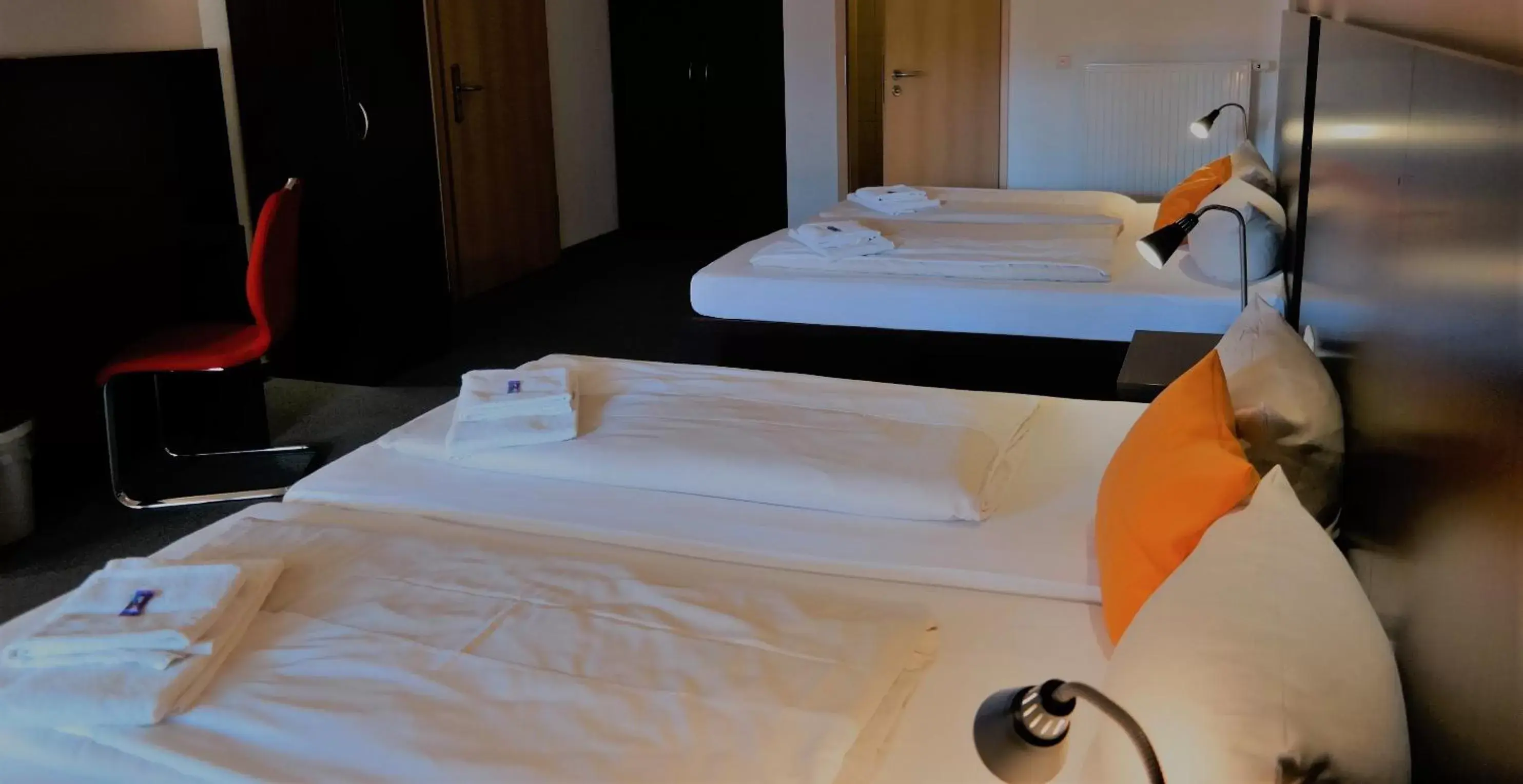 Photo of the whole room, Bed in GS Hotel Mindelheim
