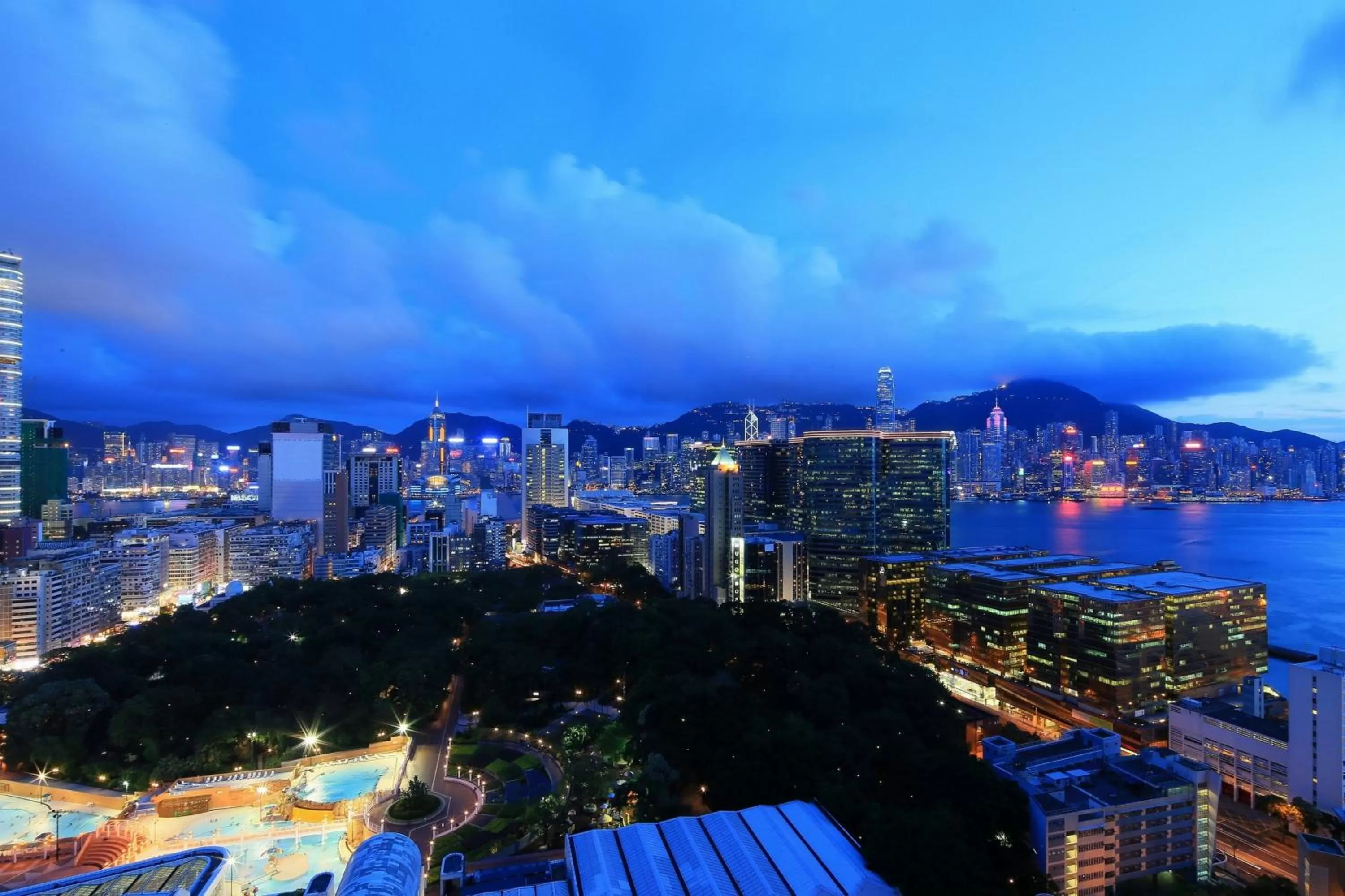 Garden view in B P International