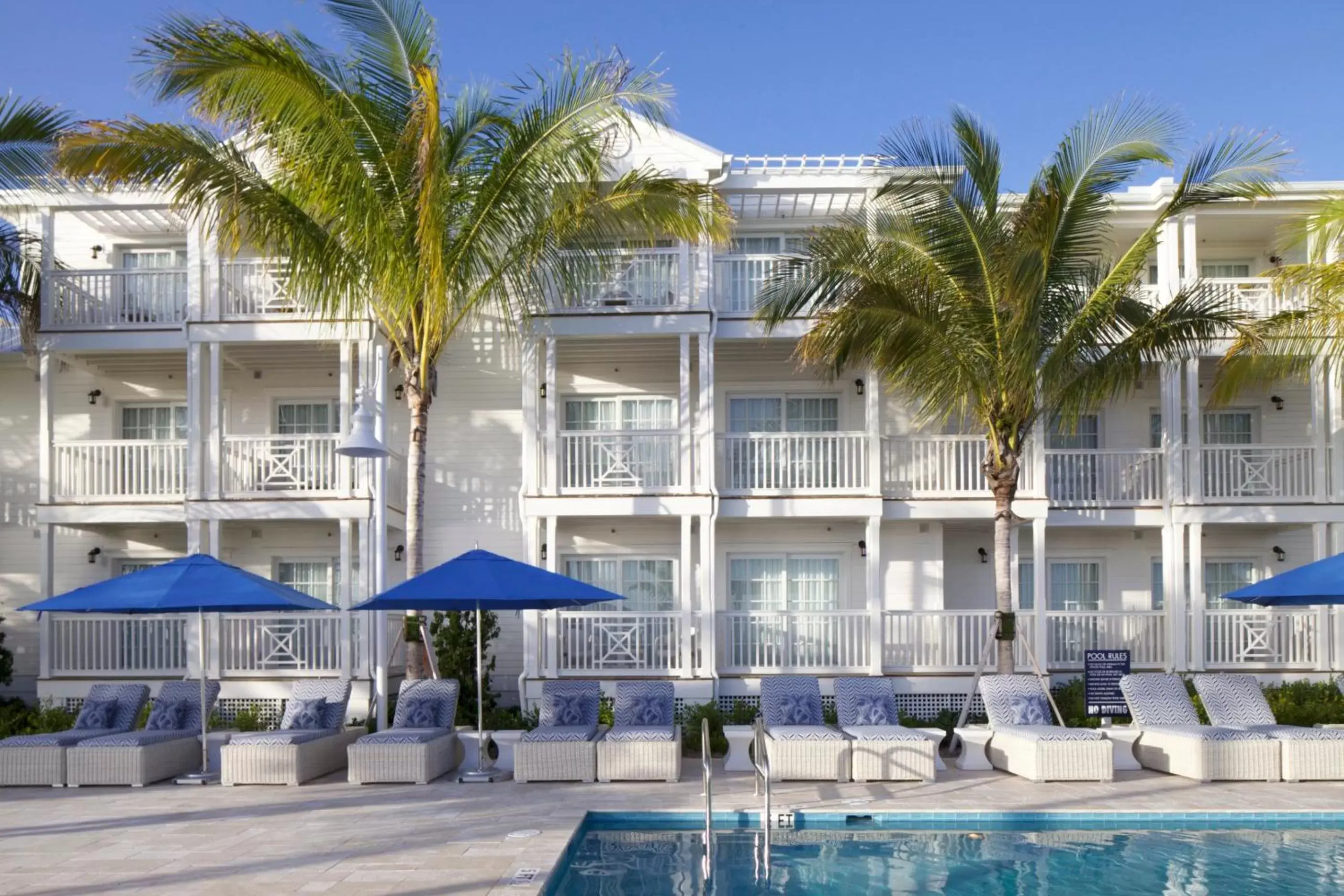 Swimming pool, Property Building in Oceans Edge Key West