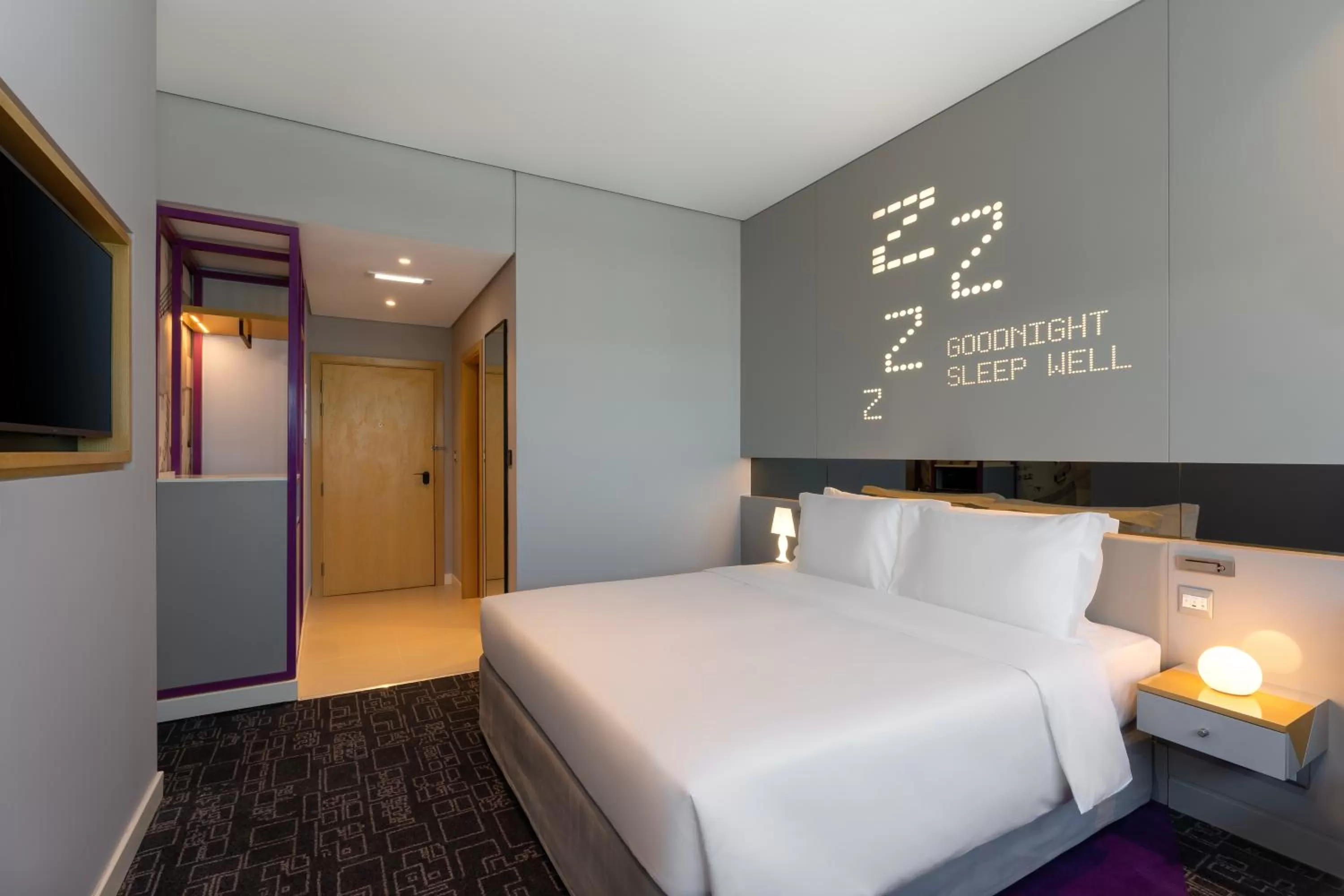 Photo of the whole room, Bed in Studio M Al Barsha Hotel by Millennium