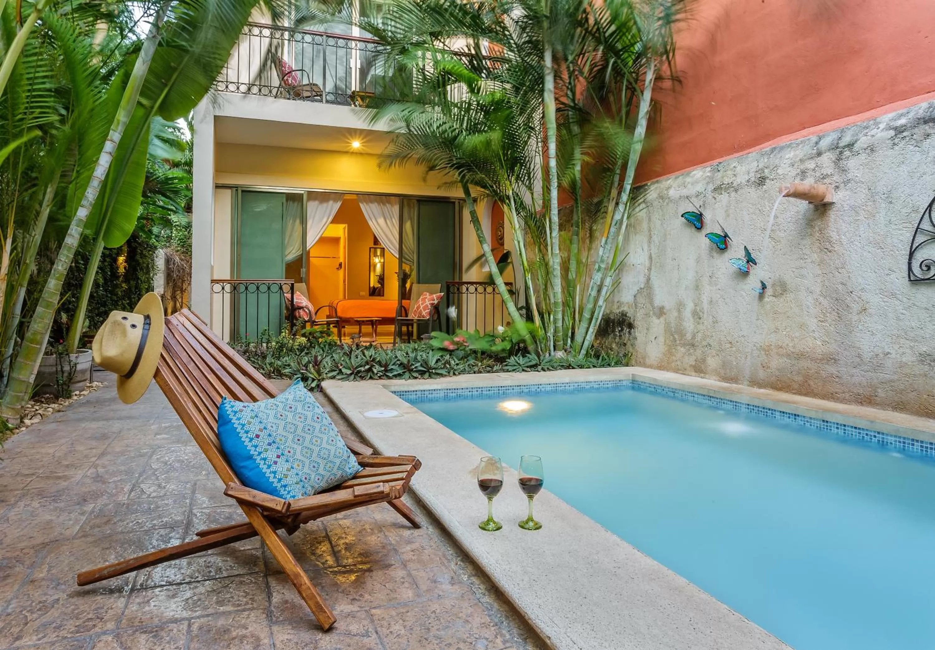 Garden in Casa Del Maya Bed & Breakfast