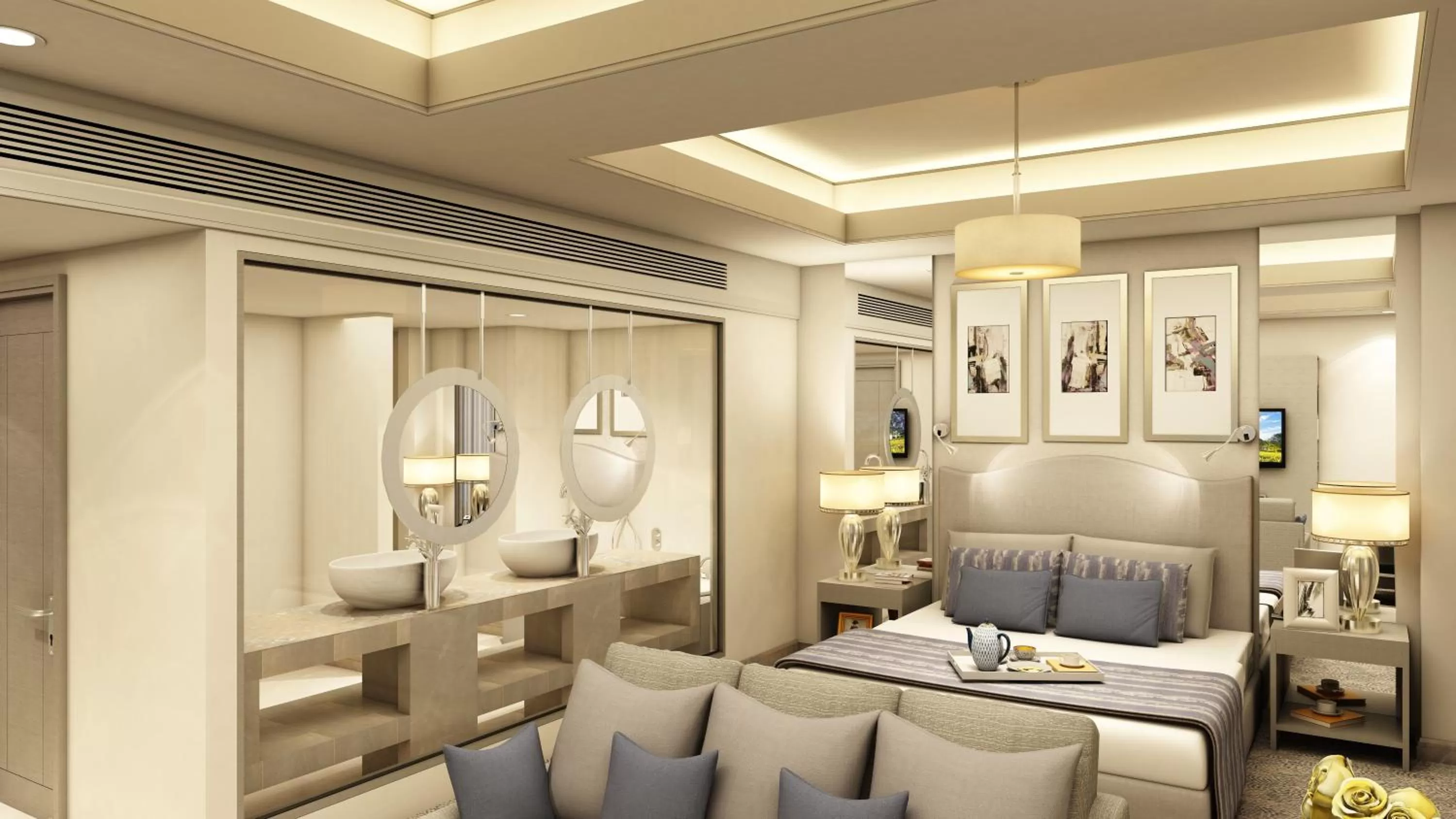 Bedroom in Efcee Sarovar Premiere Bhavnagar