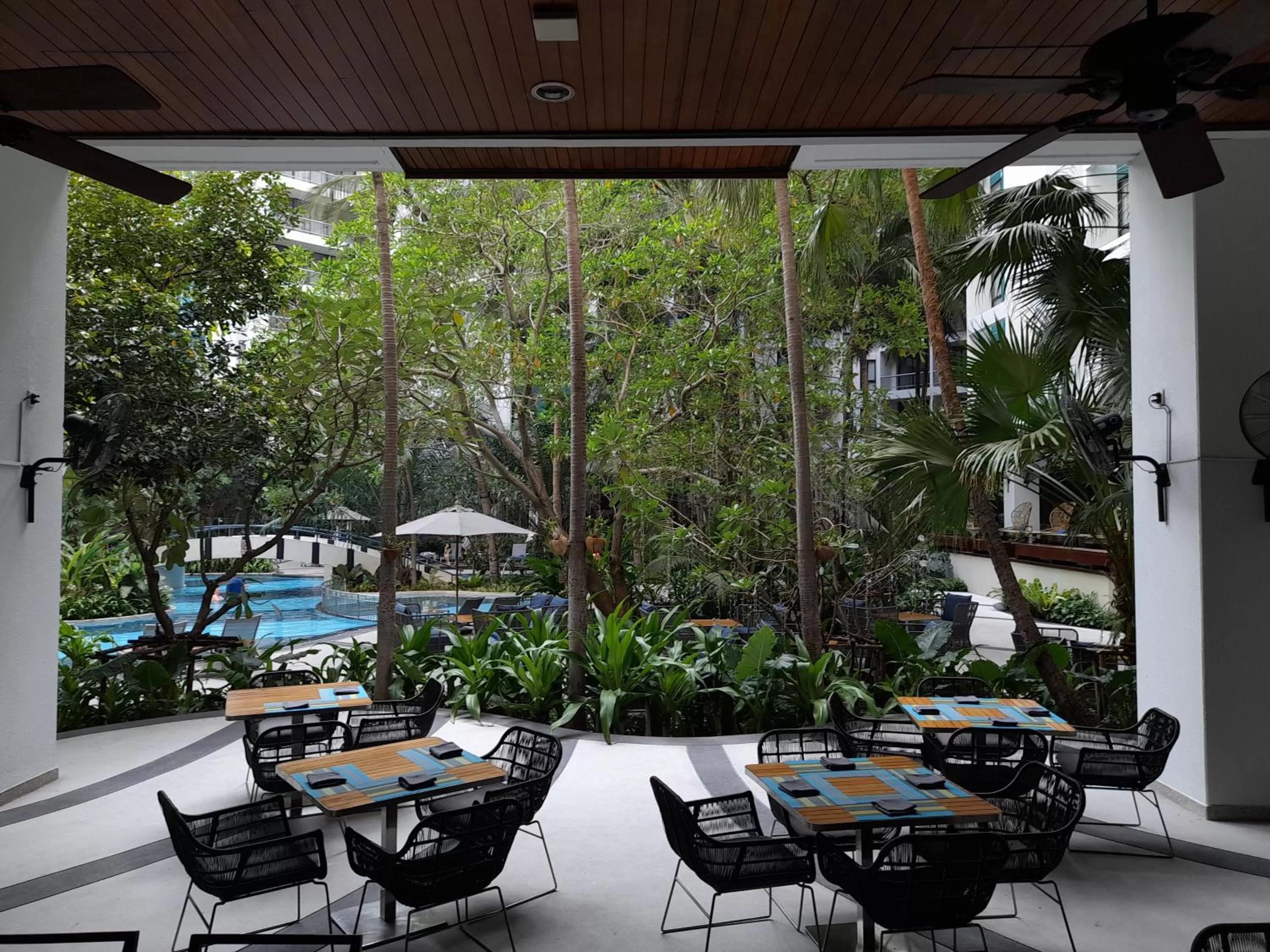 Balcony/Terrace in Chatrium Sathon Bangkok