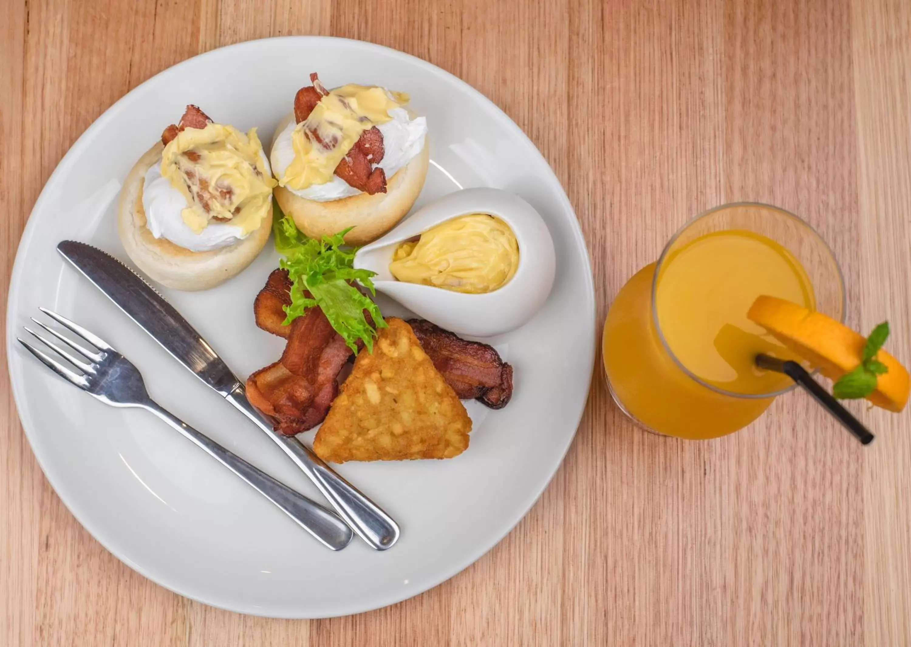 Food close-up in Ela Beach Hotel