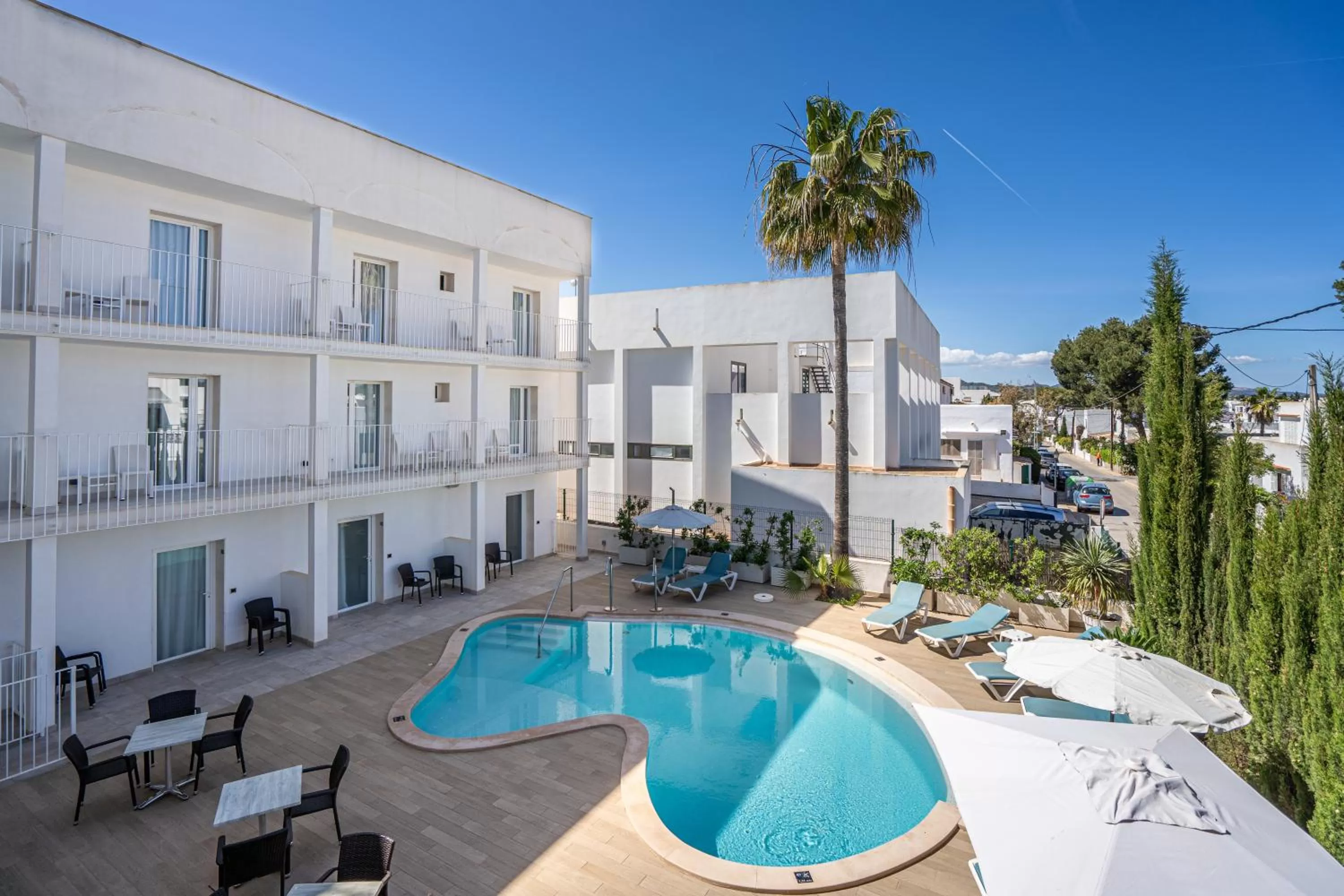 Balcony/Terrace in INNER Hotel Rupit "Adults Only"