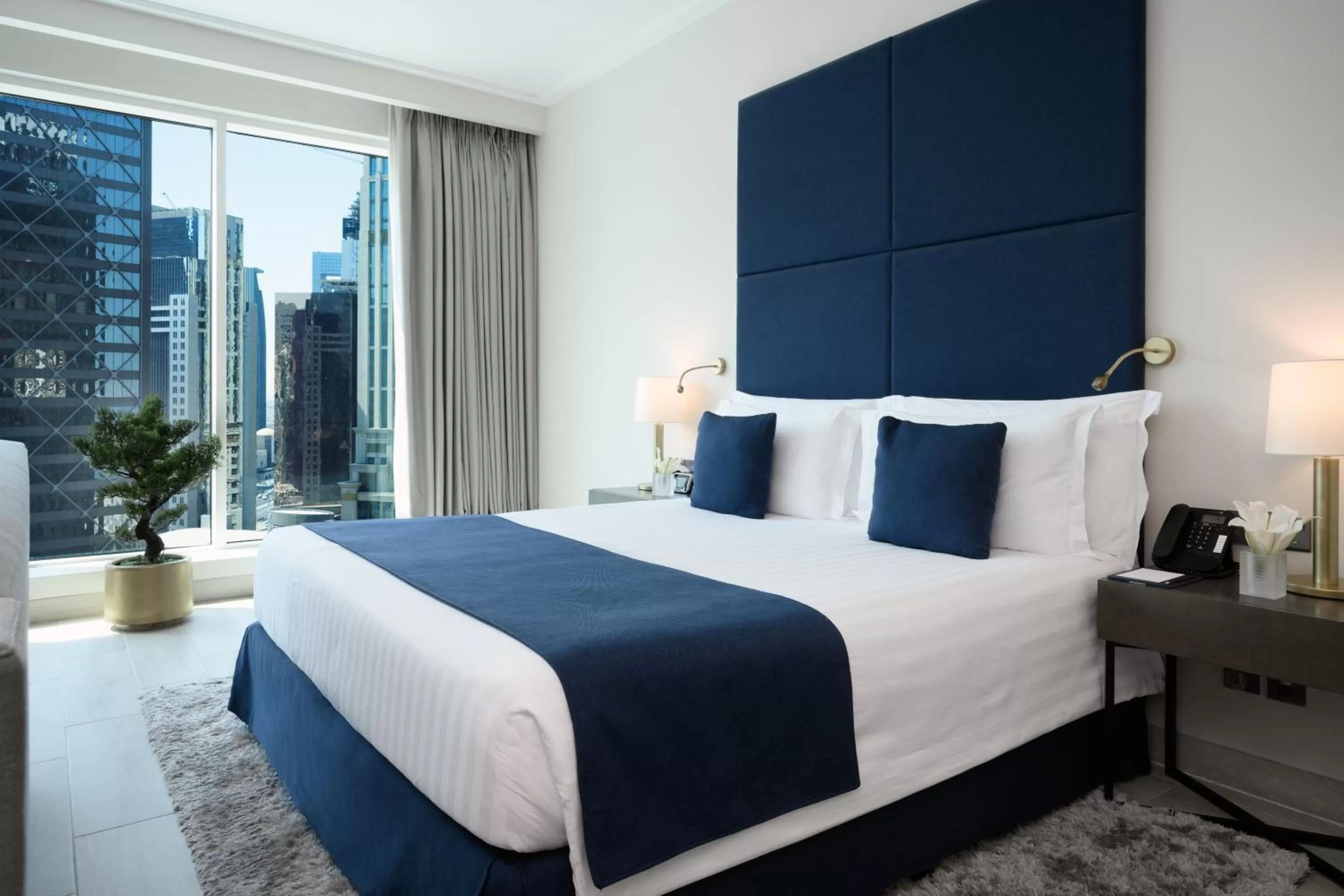Bed in Centara West Bay Hotel & Residences Doha