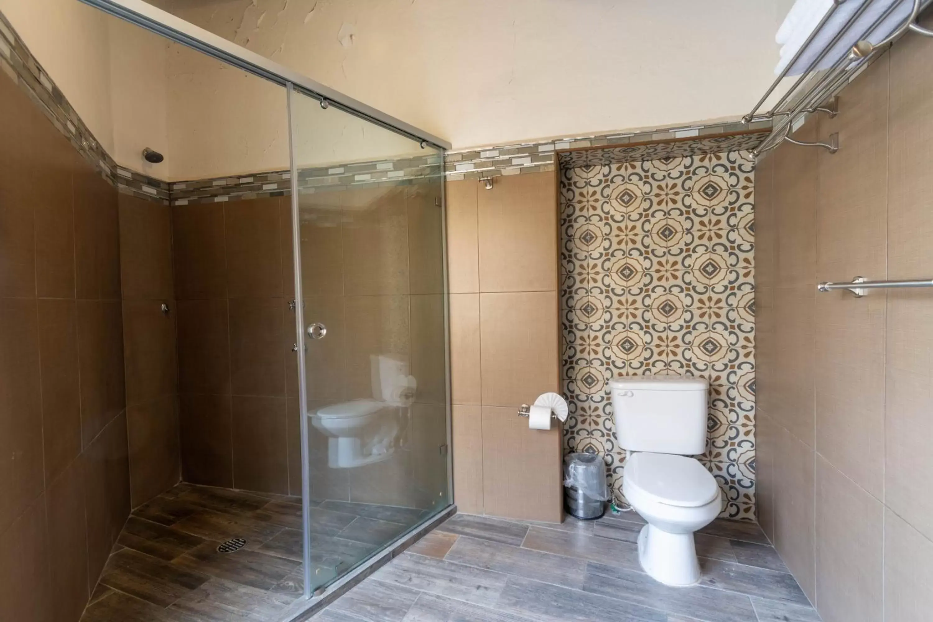 Decorative detail, Bathroom in Hotel Casa Sangre de Cristo