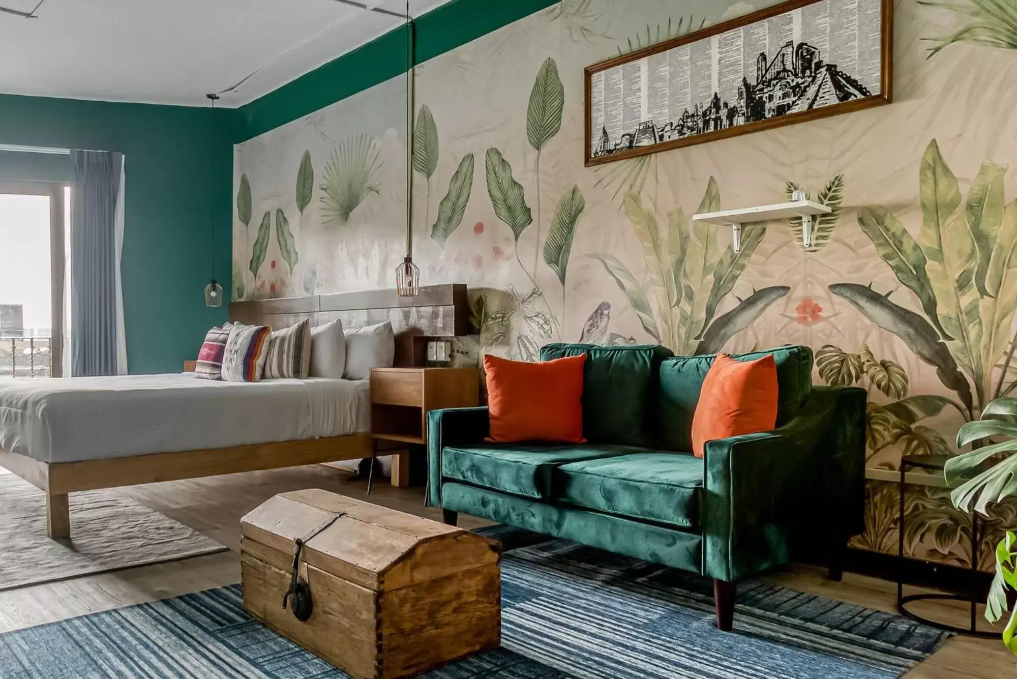 Photo of the whole room, Seating Area in Selina Mexico City Downtown Photo of the whole room, Seating Area in Selina Mexico City Downtown