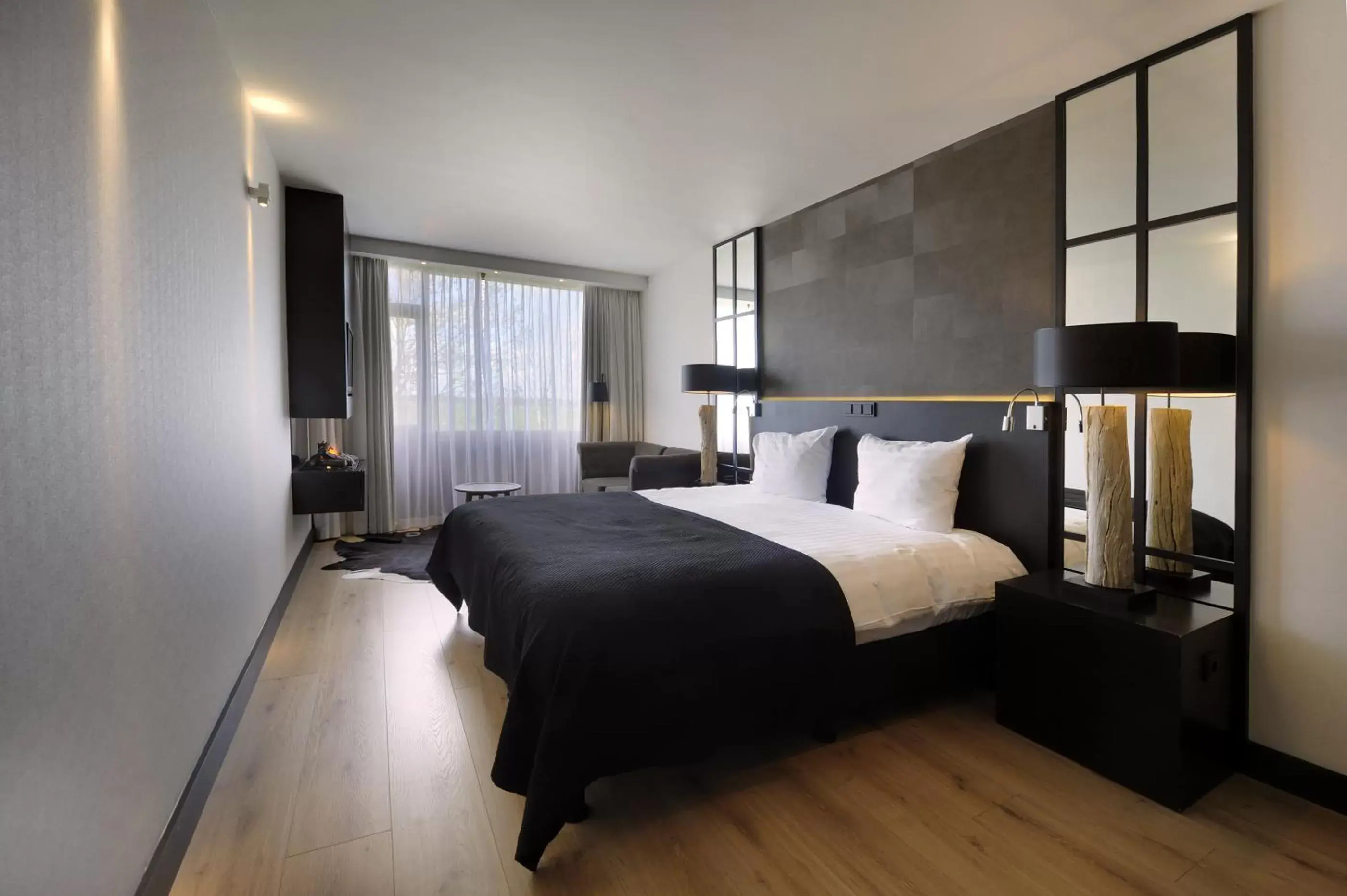 Photo of the whole room, Bed in Van der Valk Hotel Groningen-Westerbroek