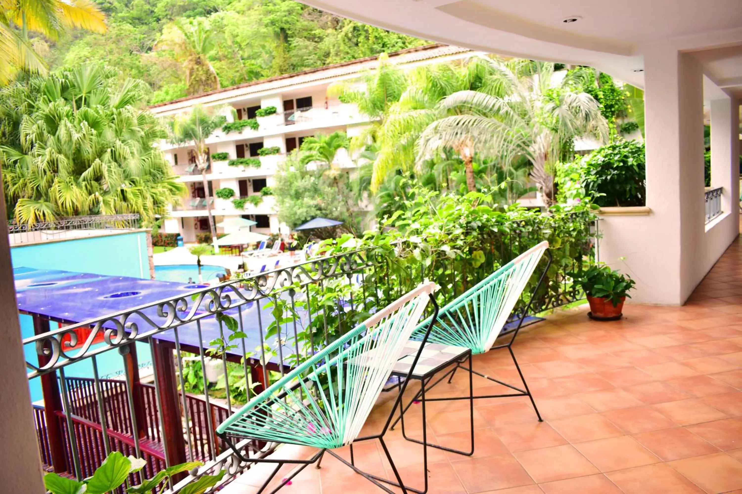 Balcony/Terrace in Hotel Casa Iguana Mismaloya