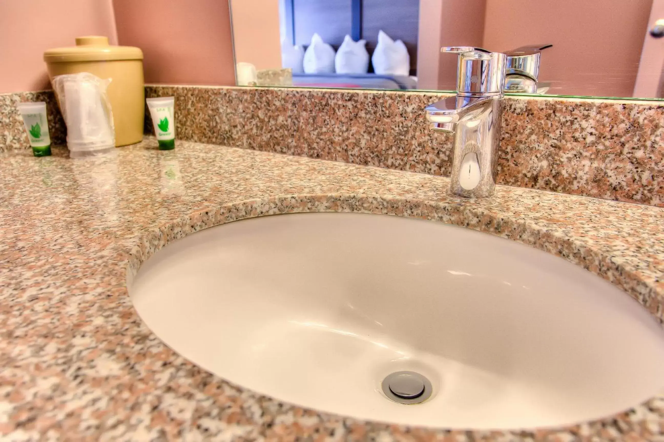 Bathroom in The Beaucatcher, a Boutique Motel