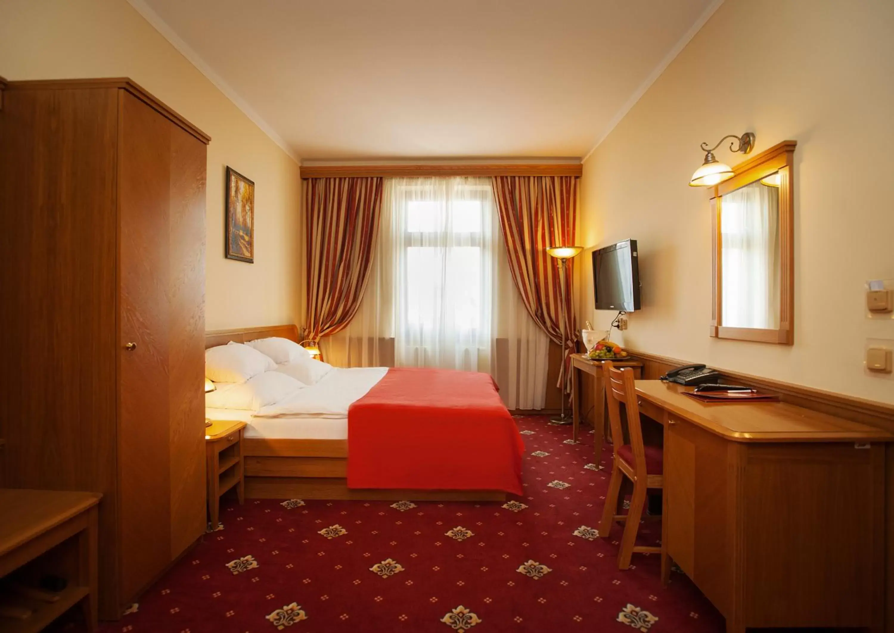 Bed in Hotel Askania
