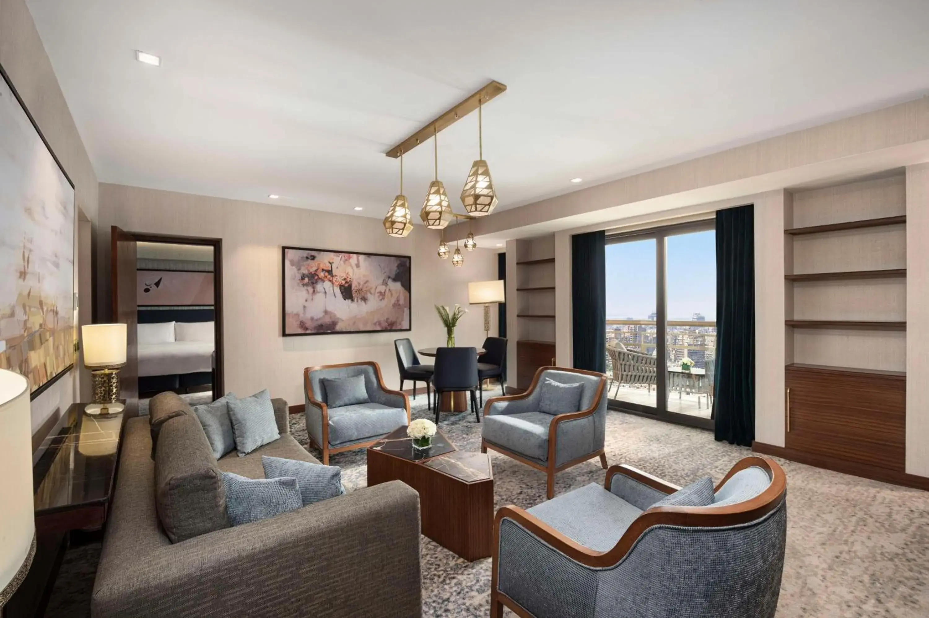 Living room, Seating Area in Conrad Cairo Hotel & Casino