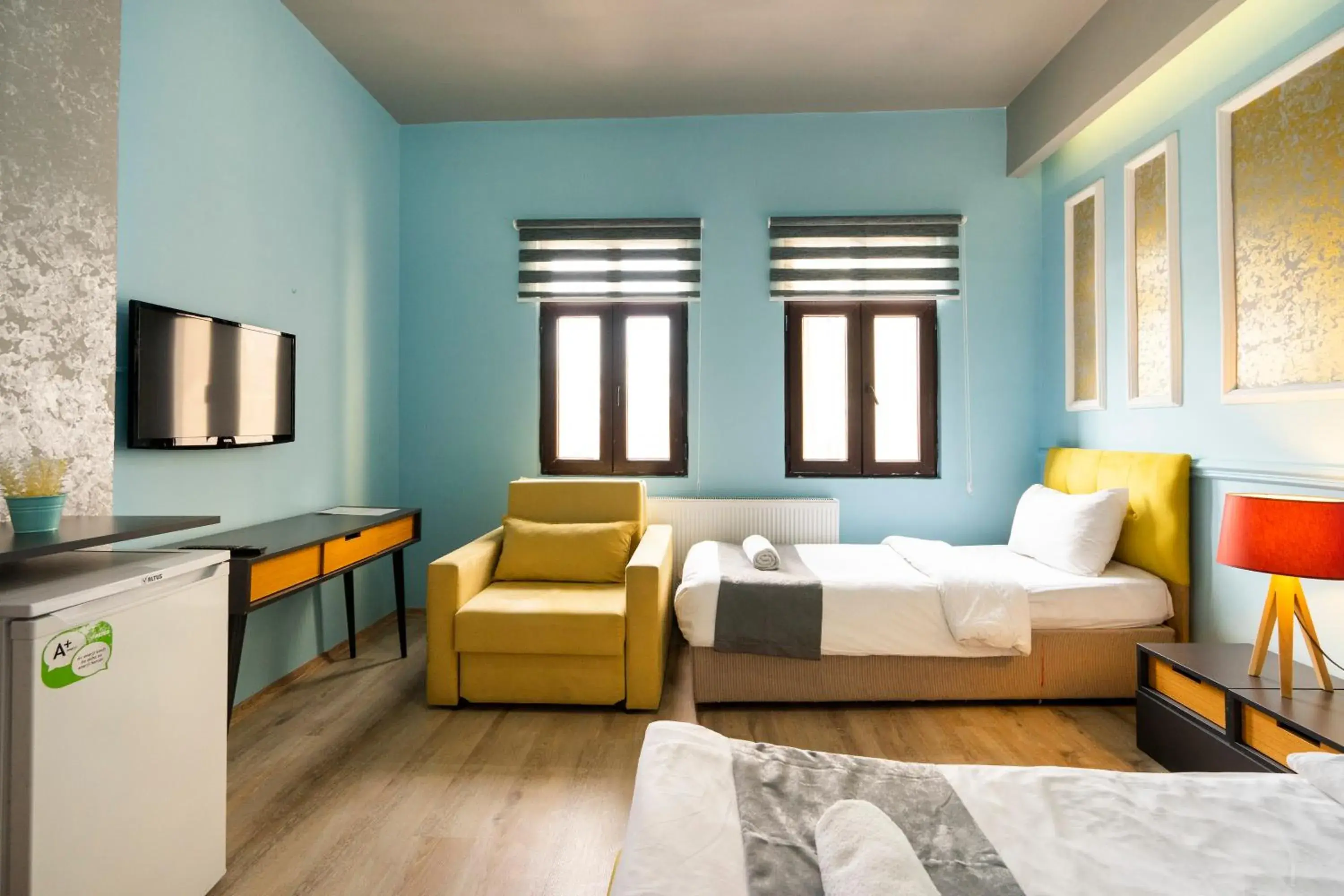 Bed in Taksim Alya Suites