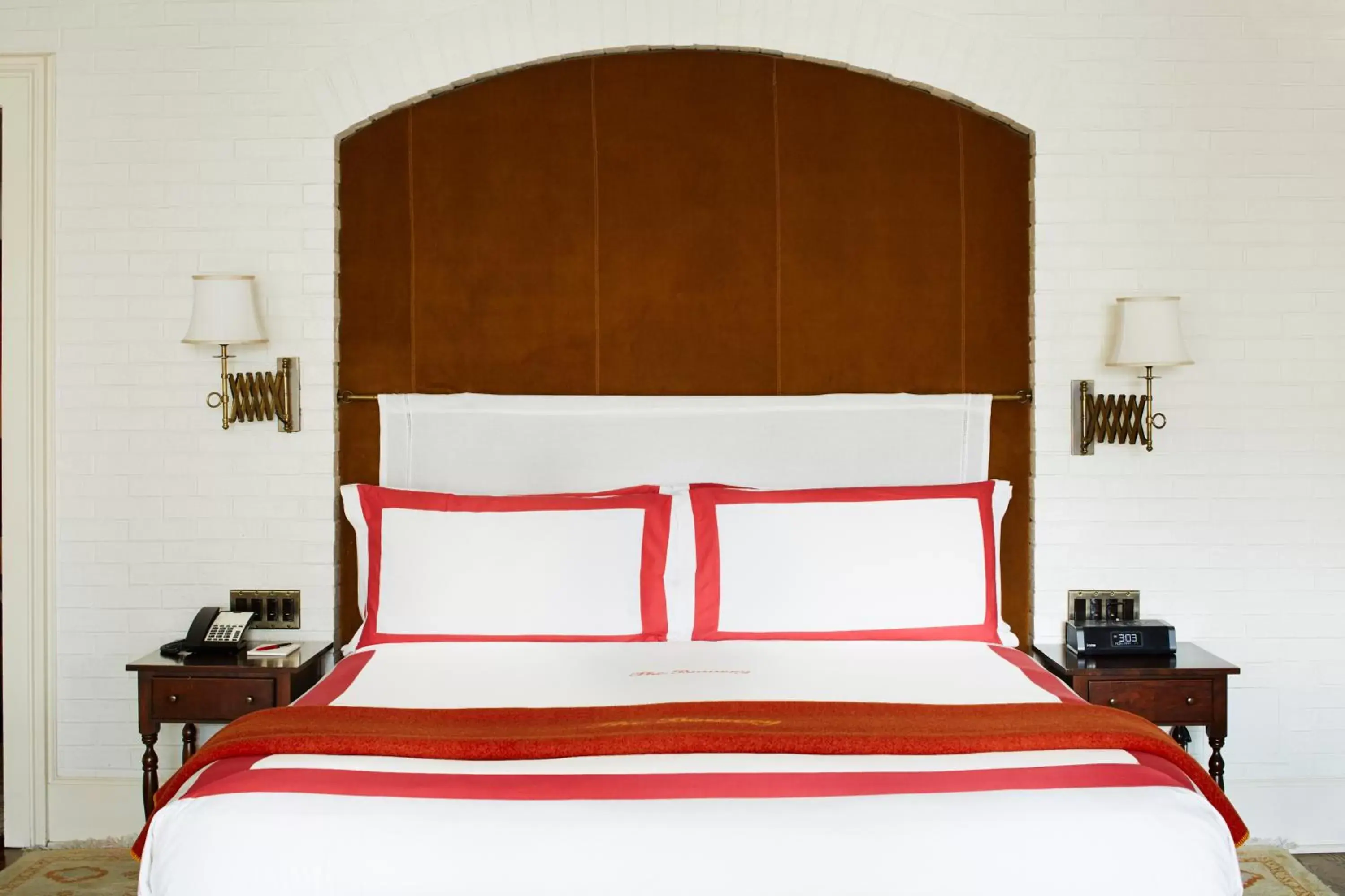Bed in The Bowery Hotel