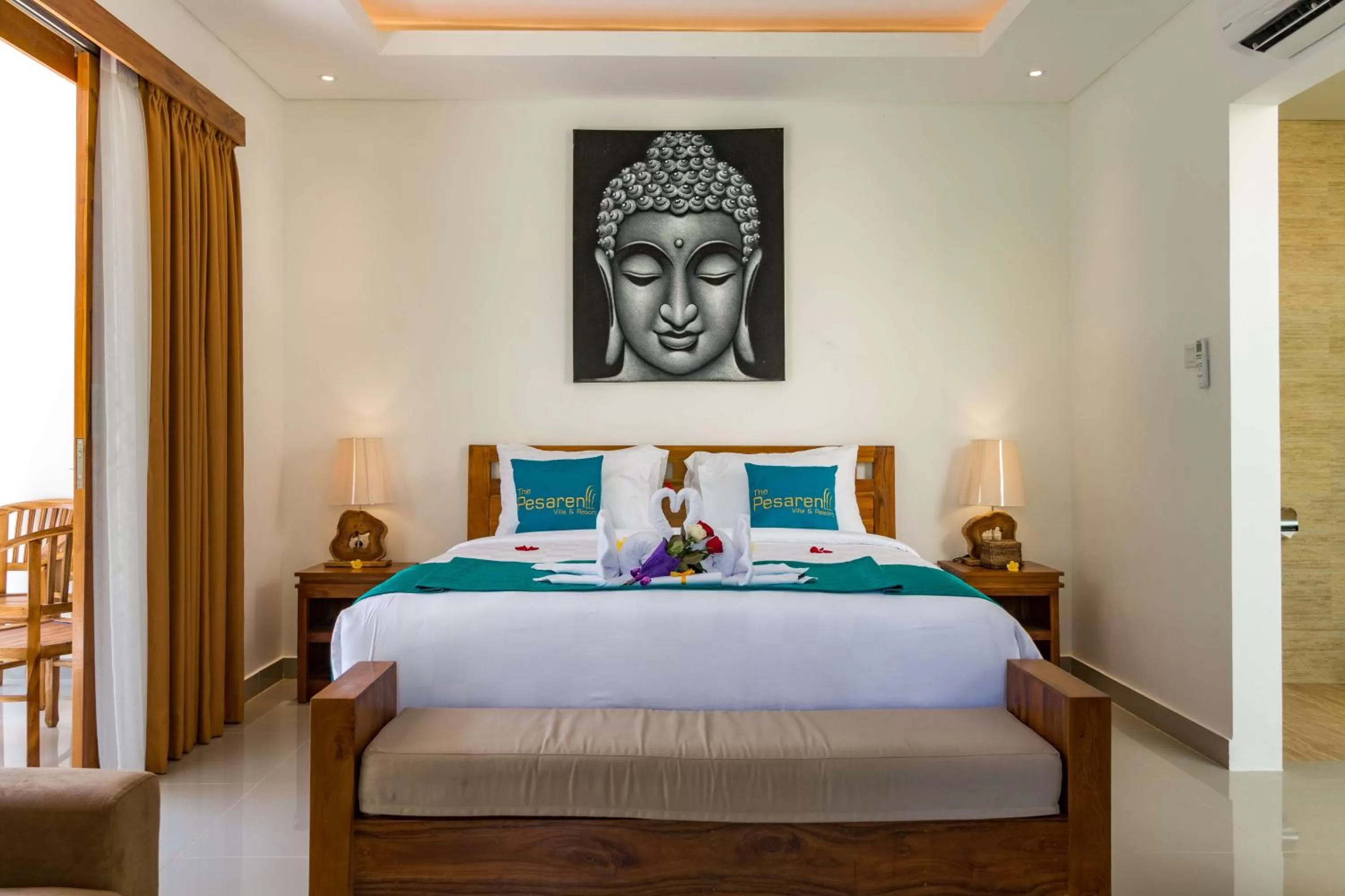 Bedroom, Bed in The Pesaren Ubud