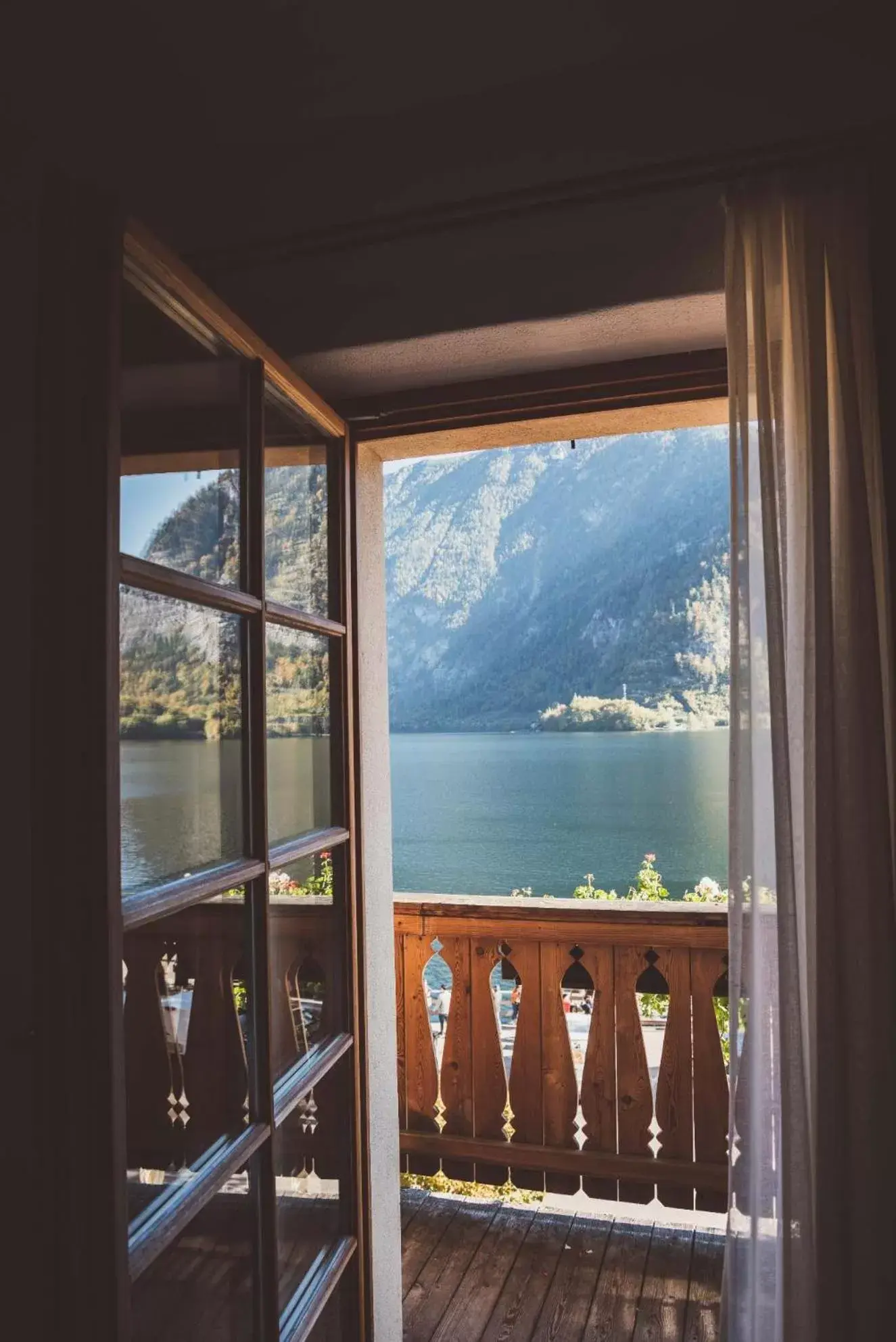 Balcony/Terrace in Heritage Hotel Hallstatt