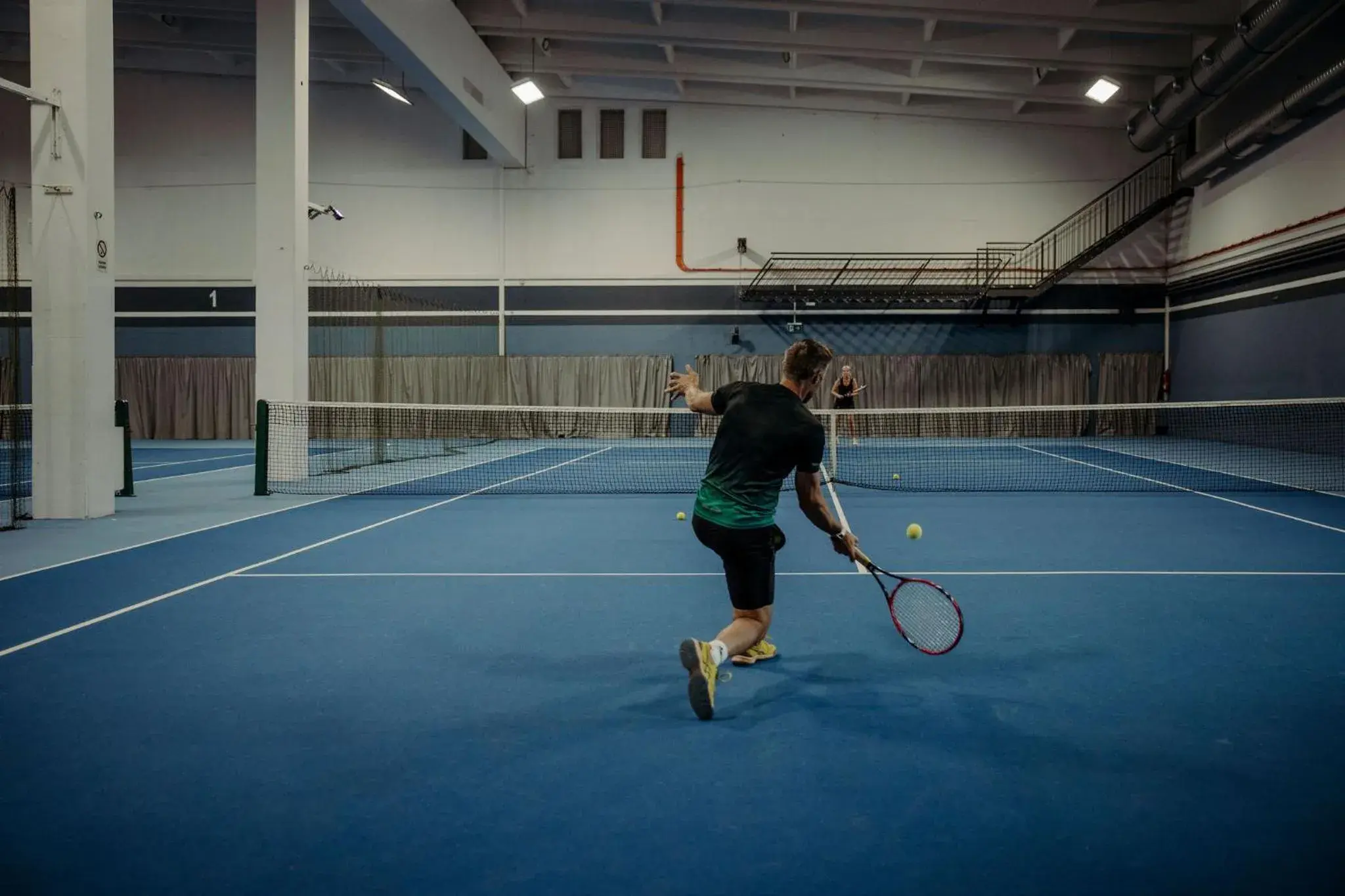 Tennis court in Alpina Family, Spa & Sporthotel