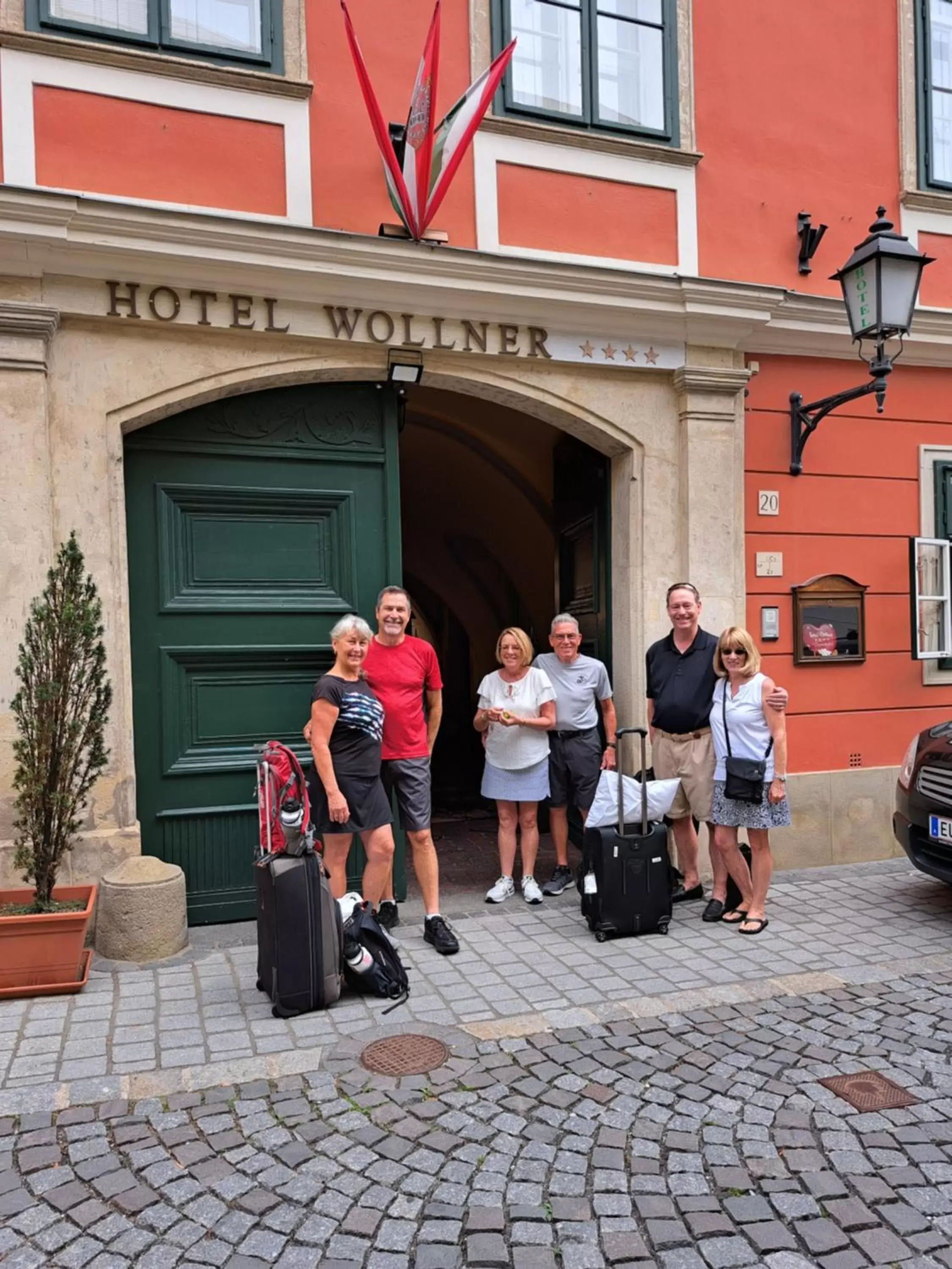 group of guests in Hotel Wollner