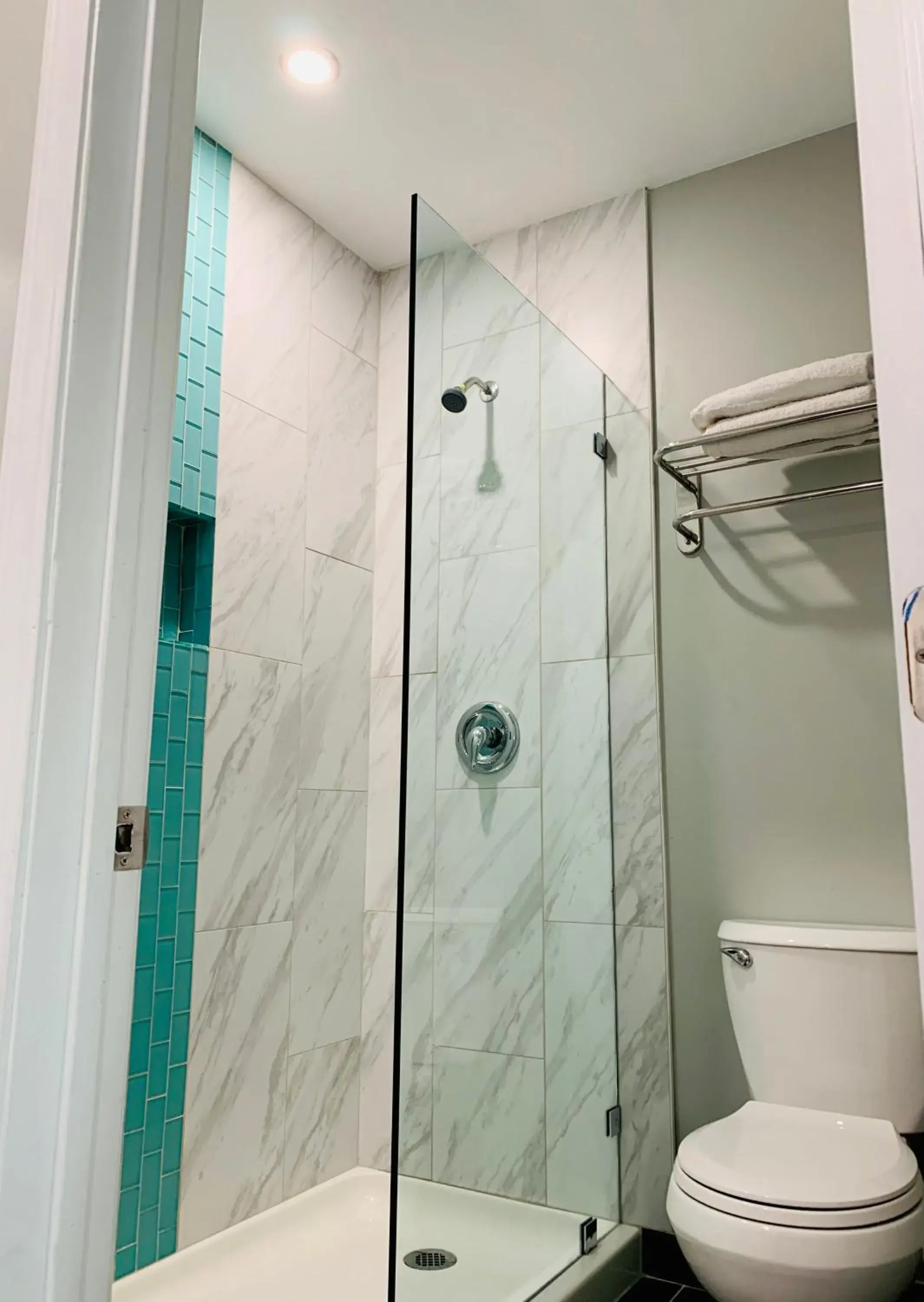 Shower, Bathroom in Hotel Villa Serena