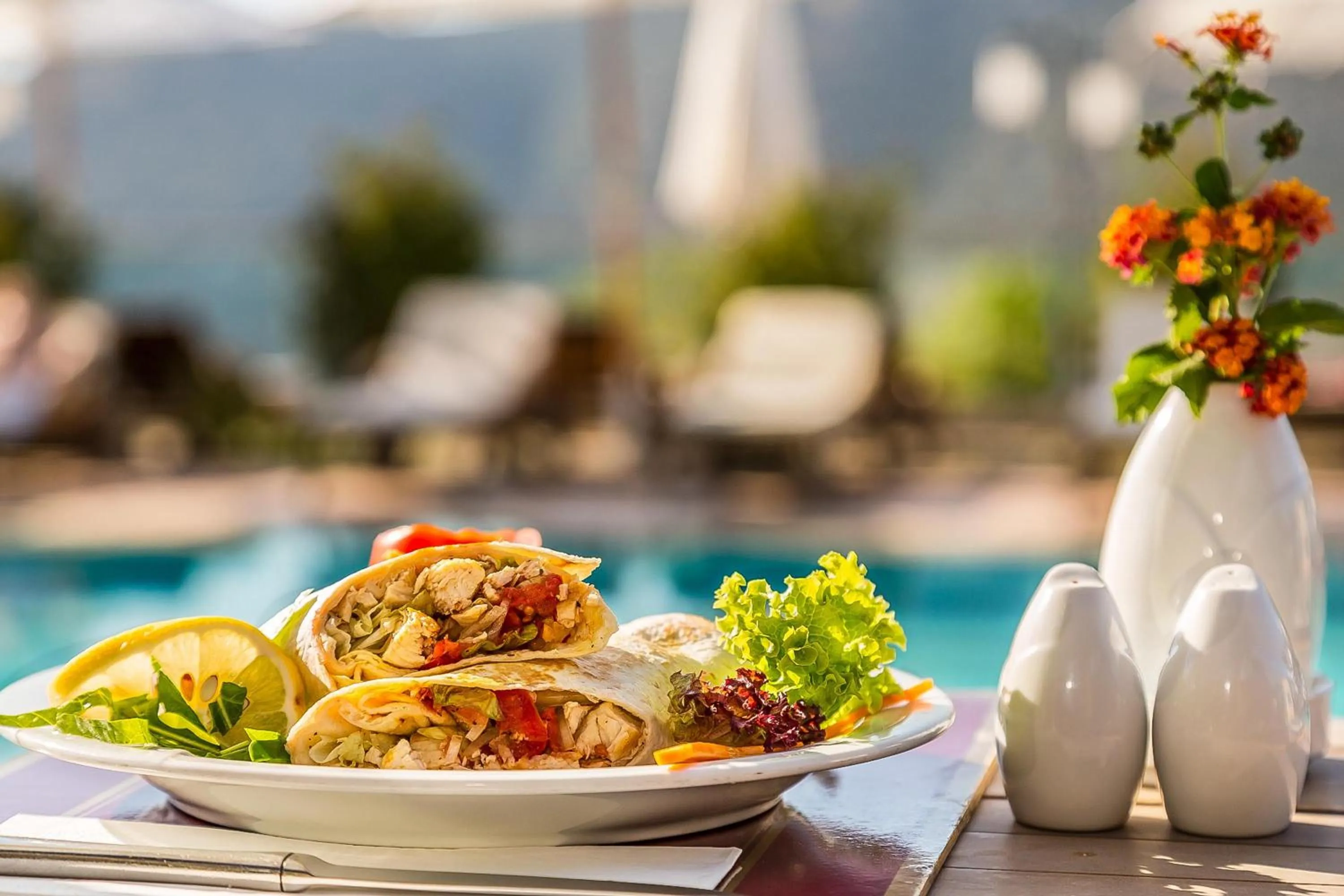 Food and drinks in Happy Hotel Kalkan