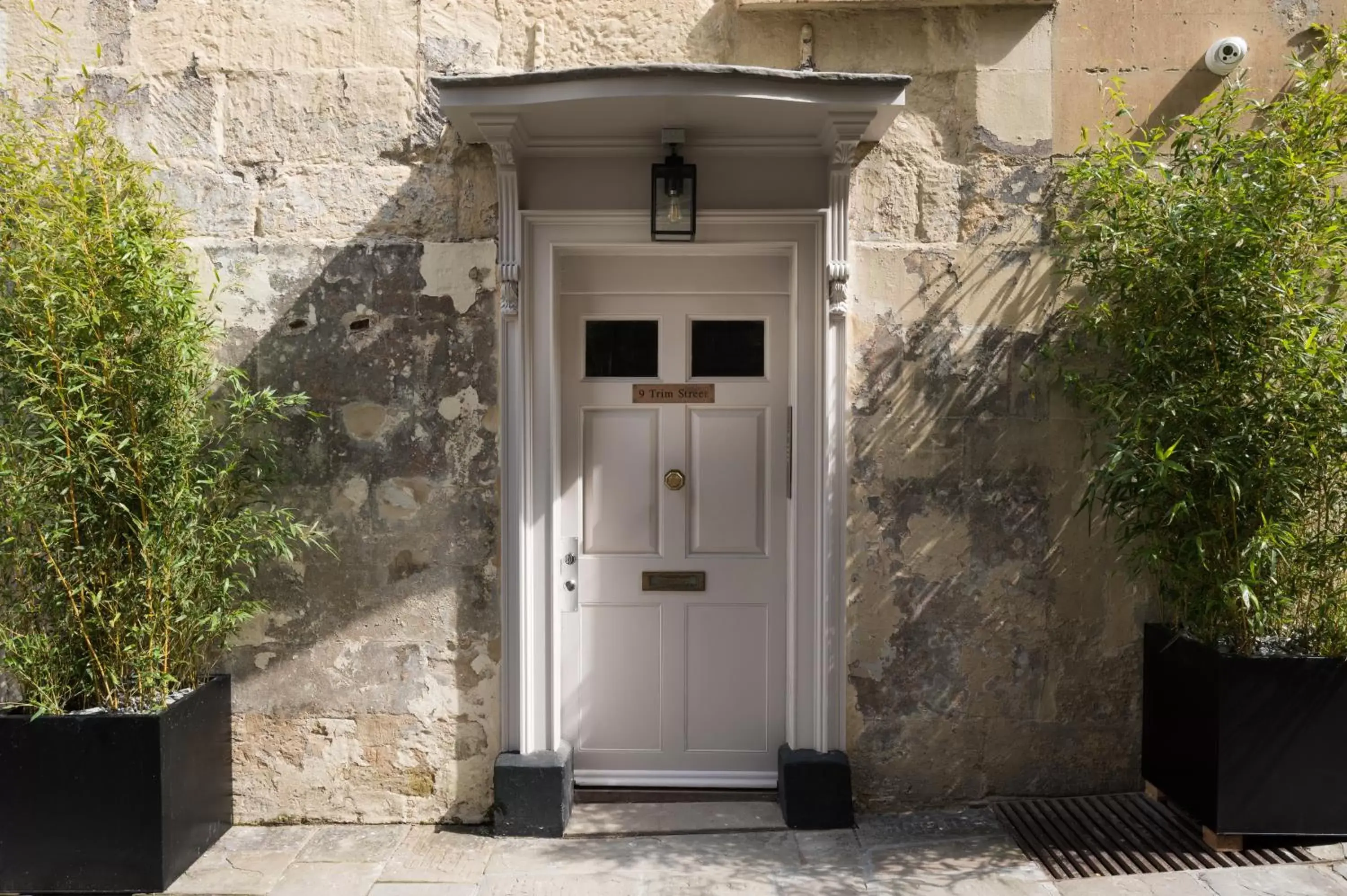 Property building, Facade/Entrance in Hiding Space - Trim Street Apartments