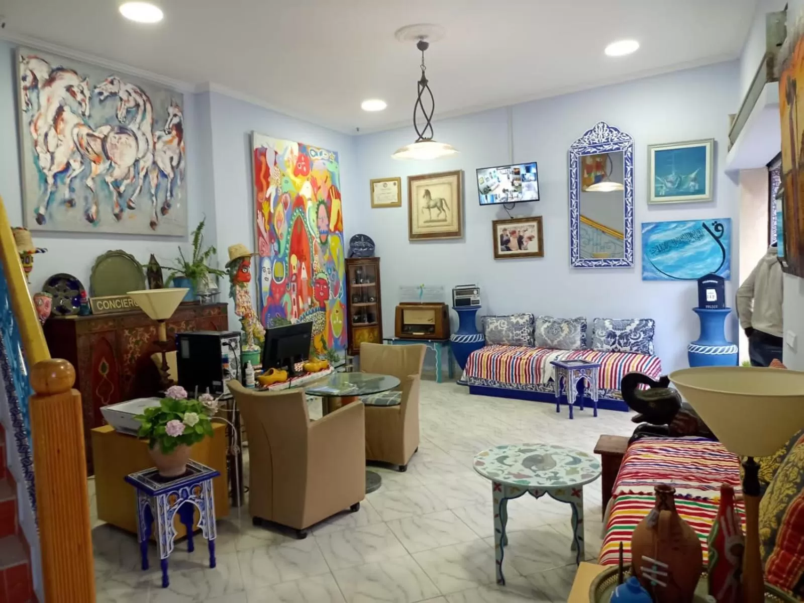 Seating area in Dar Bouanani