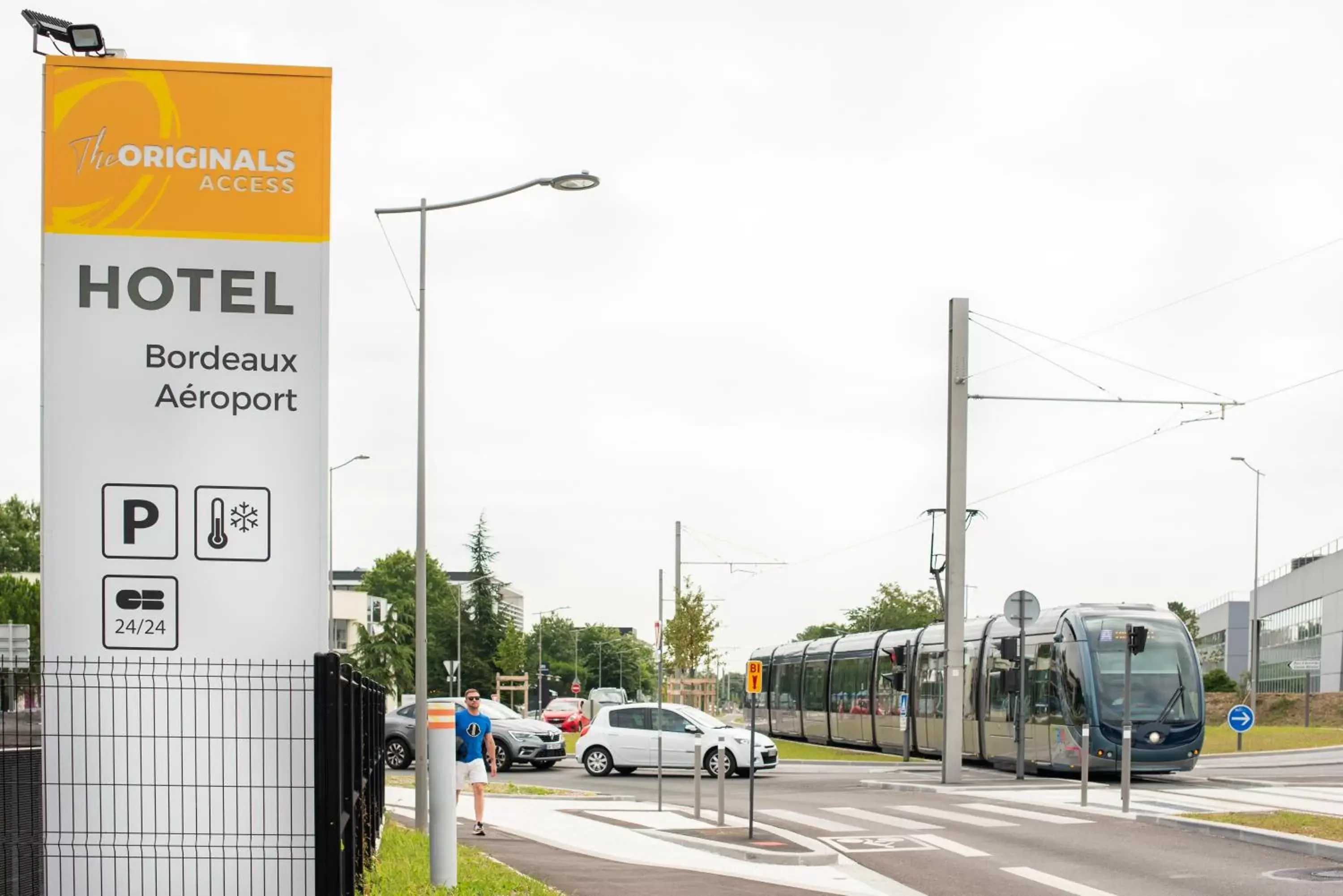 Property logo or sign in The Originals Access Hôtel Bordeaux Aéroport