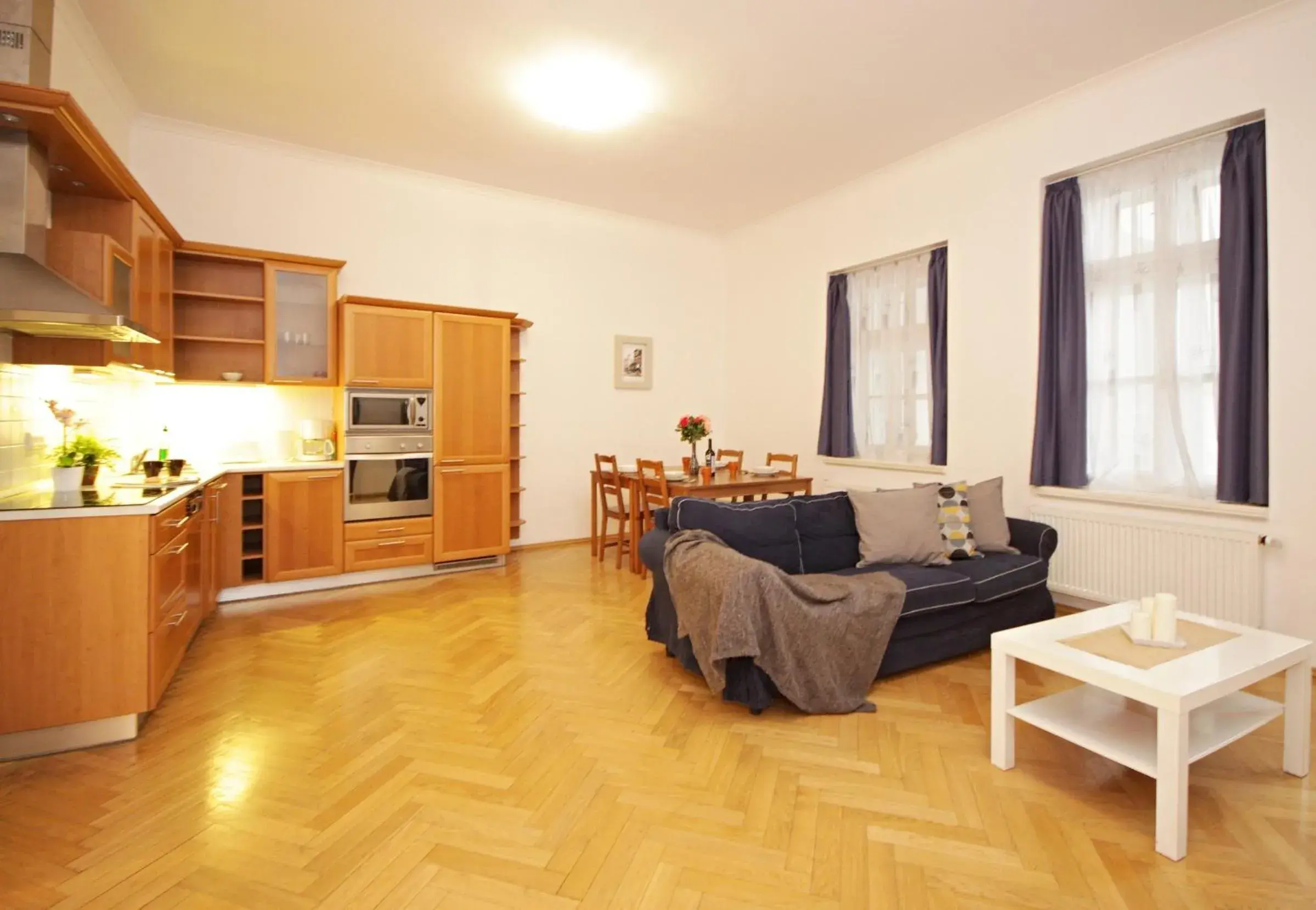 Living room, Seating Area in Prague Central Residence