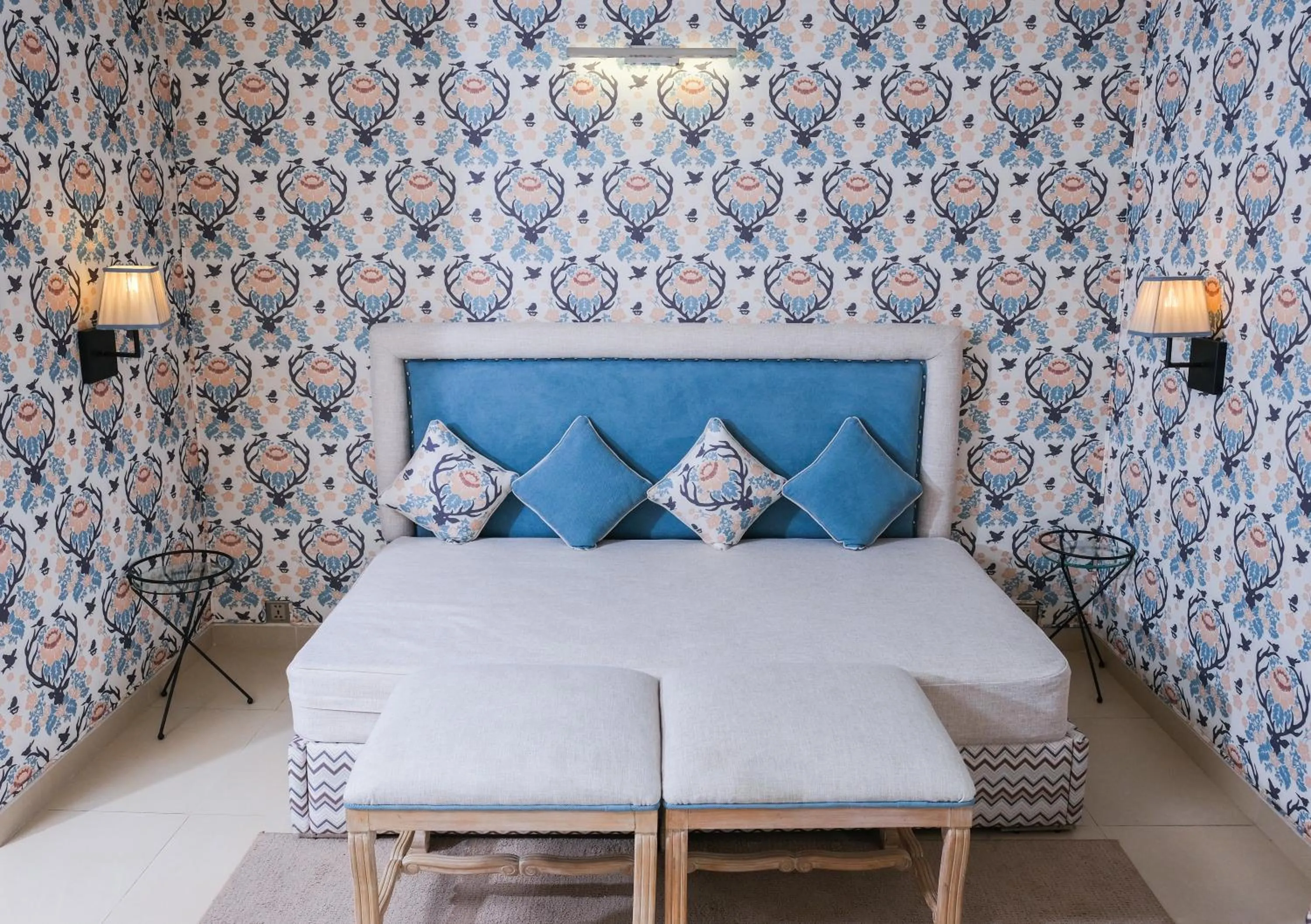 Seating area, Bed in Binh An Village Resort