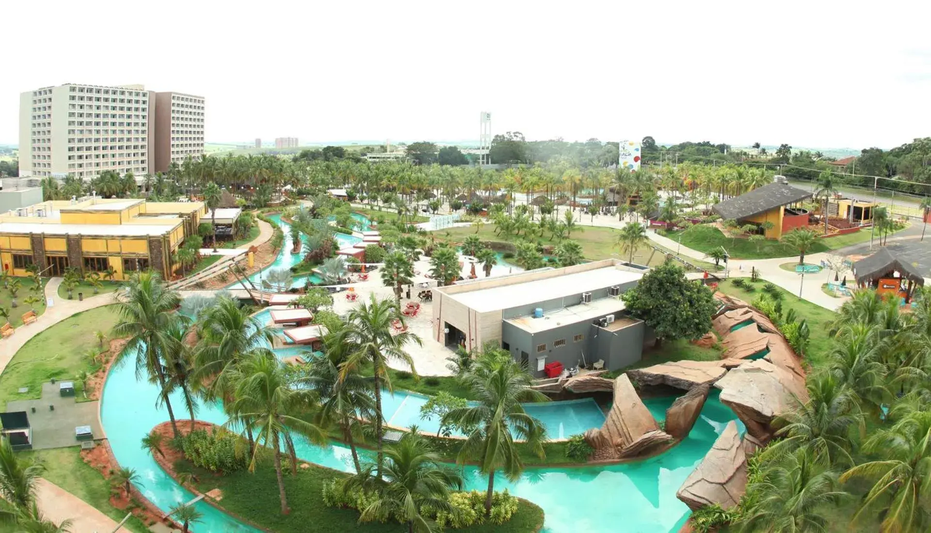 Aqua park, Bird's-eye View in Hot Beach Resort