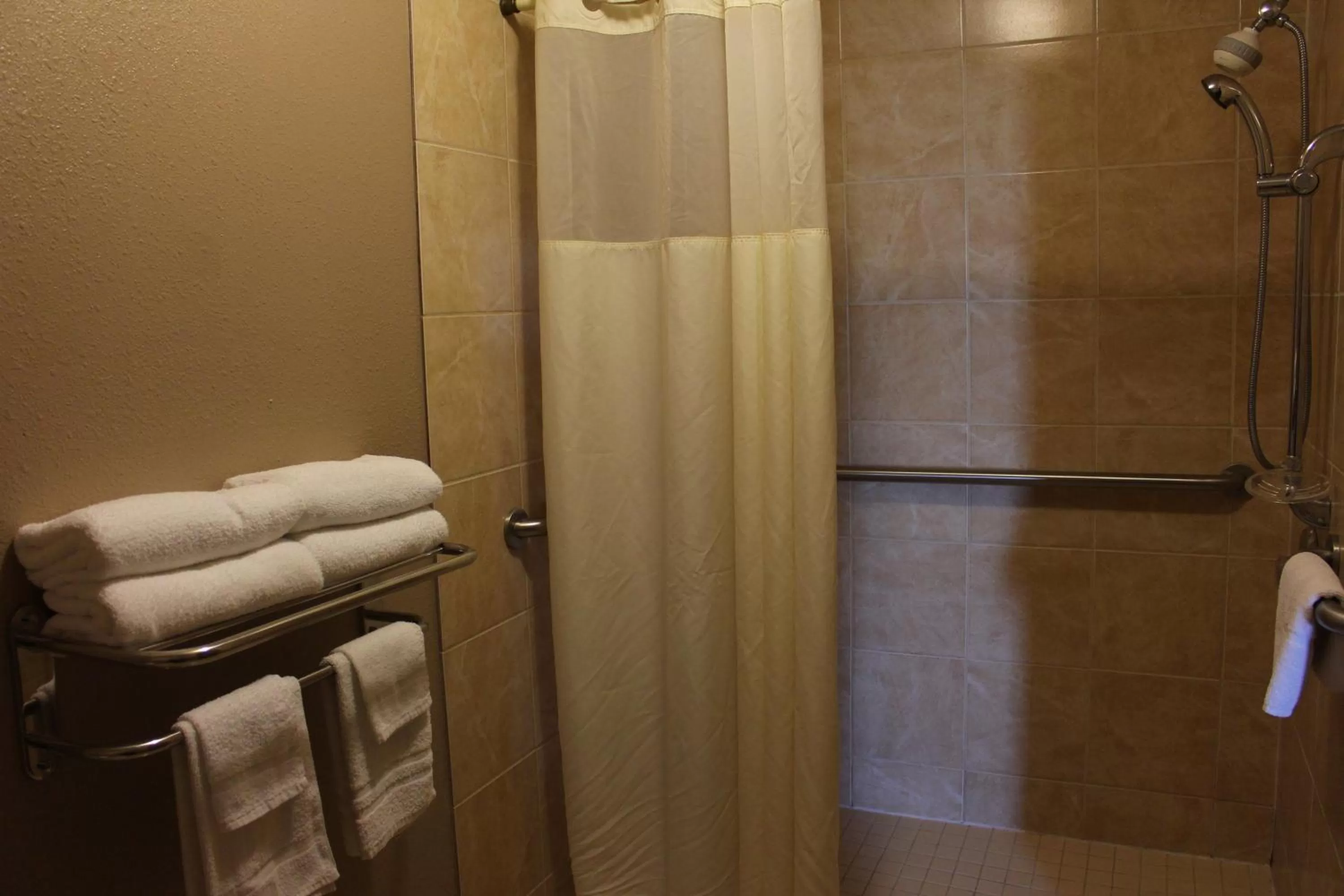 Shower in Days Inn by Wyndham Watertown