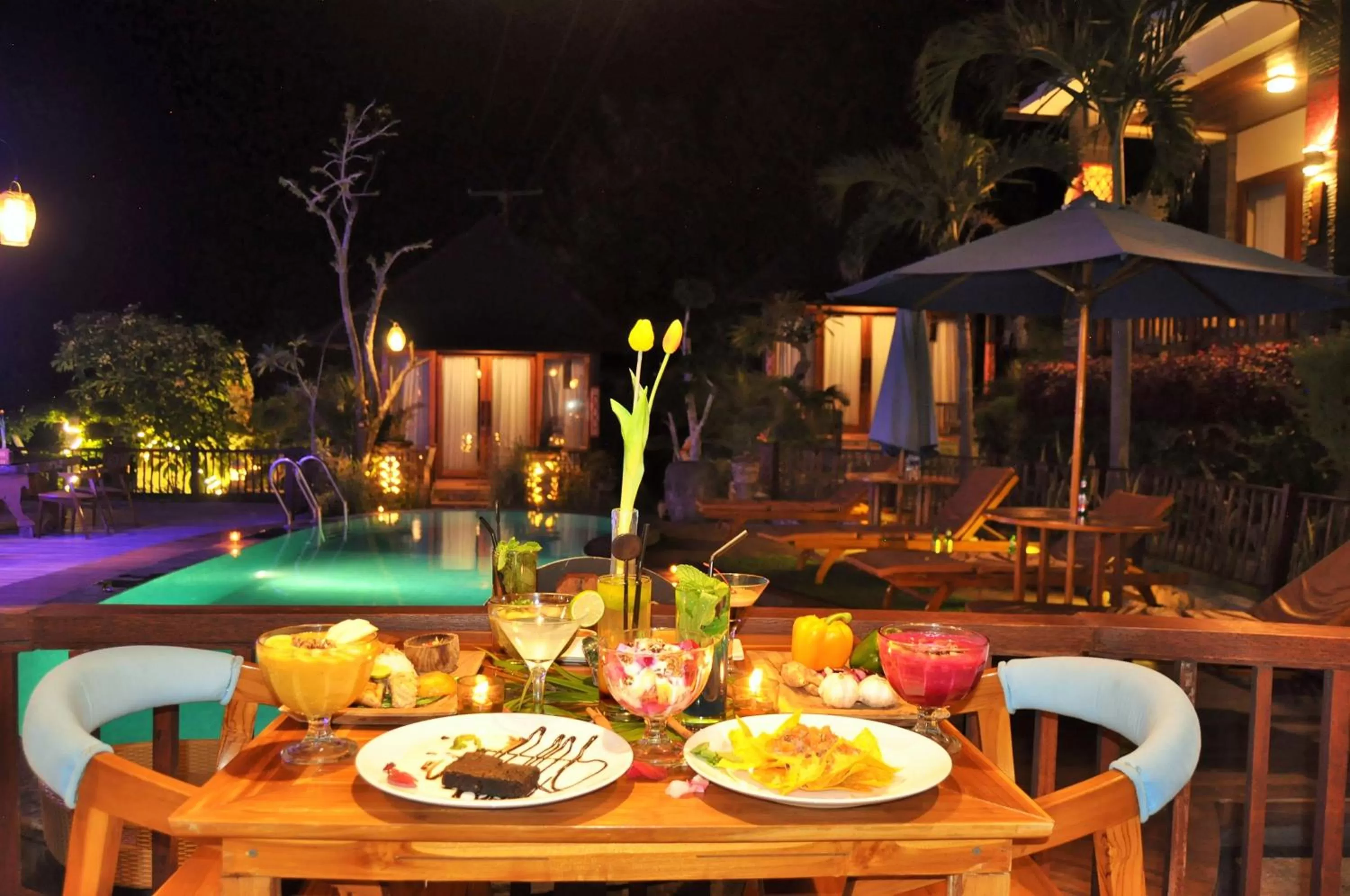 Food and drinks in Ocean Terrace Suite And Spa Luxury