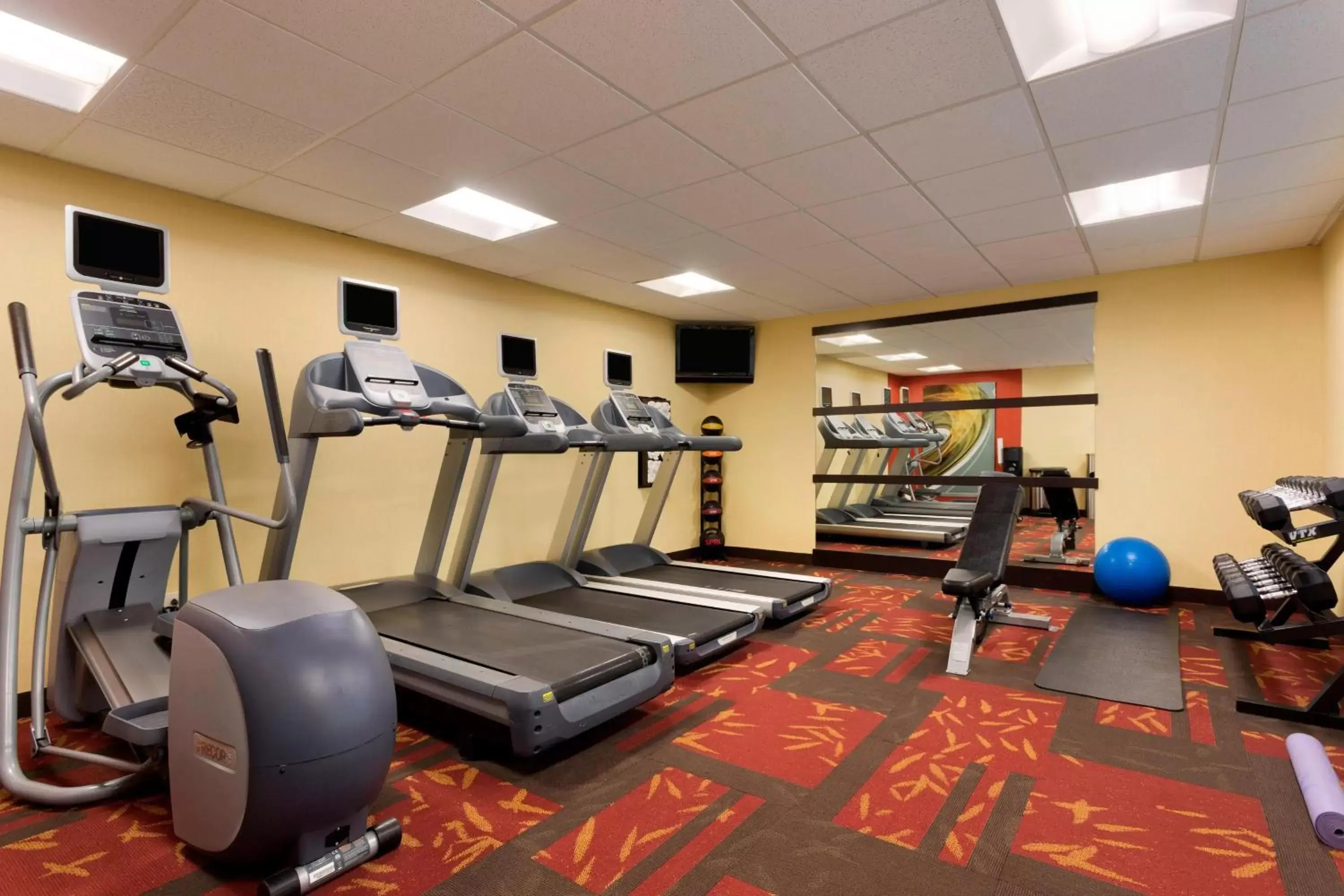 Fitness centre/facilities, Fitness Center/Facilities in Courtyard Houston The Woodlands