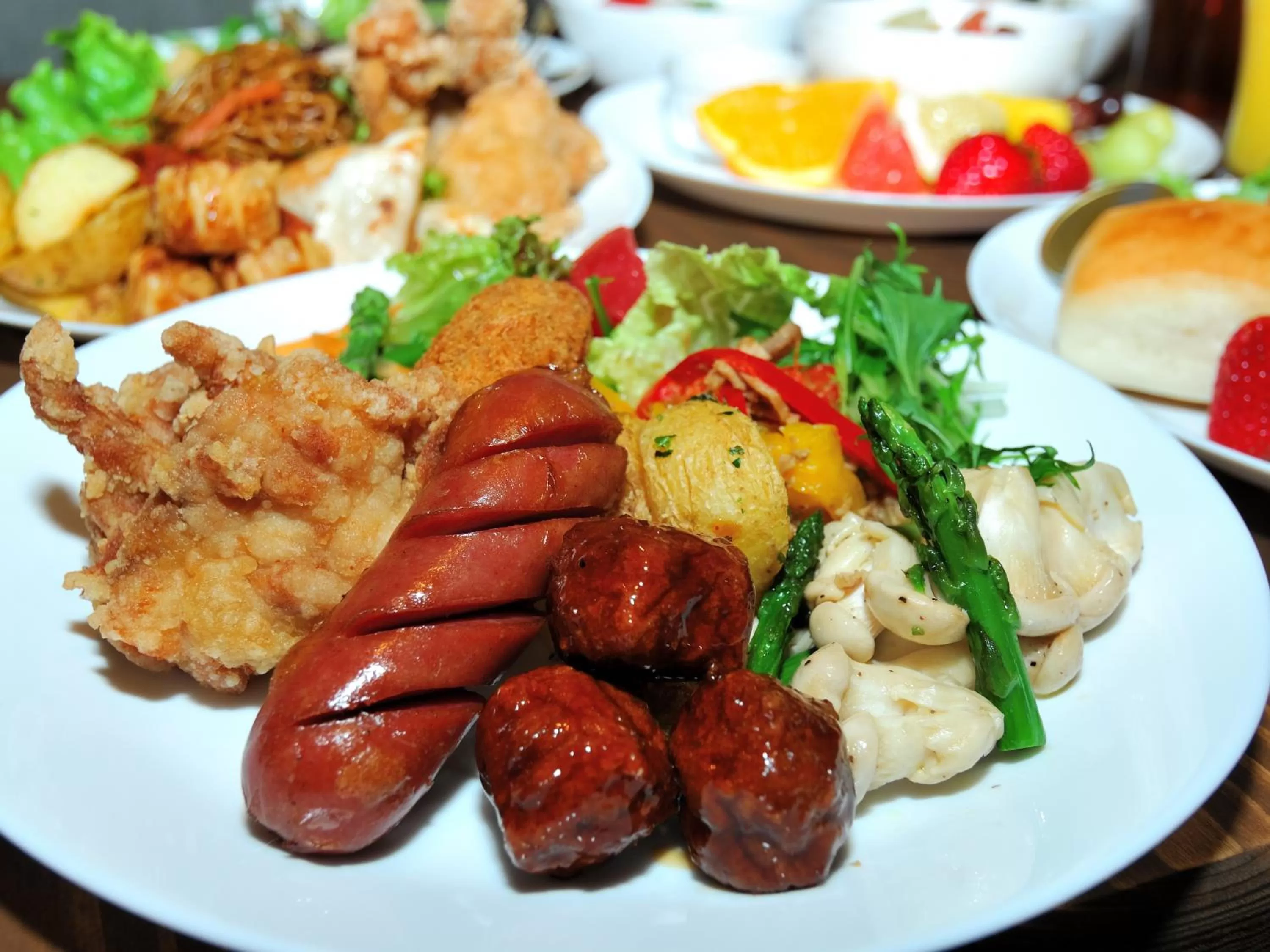 Breakfast in Green Rich Hotel Kurume Natural Hot Spring Arimamutsumonnoyu