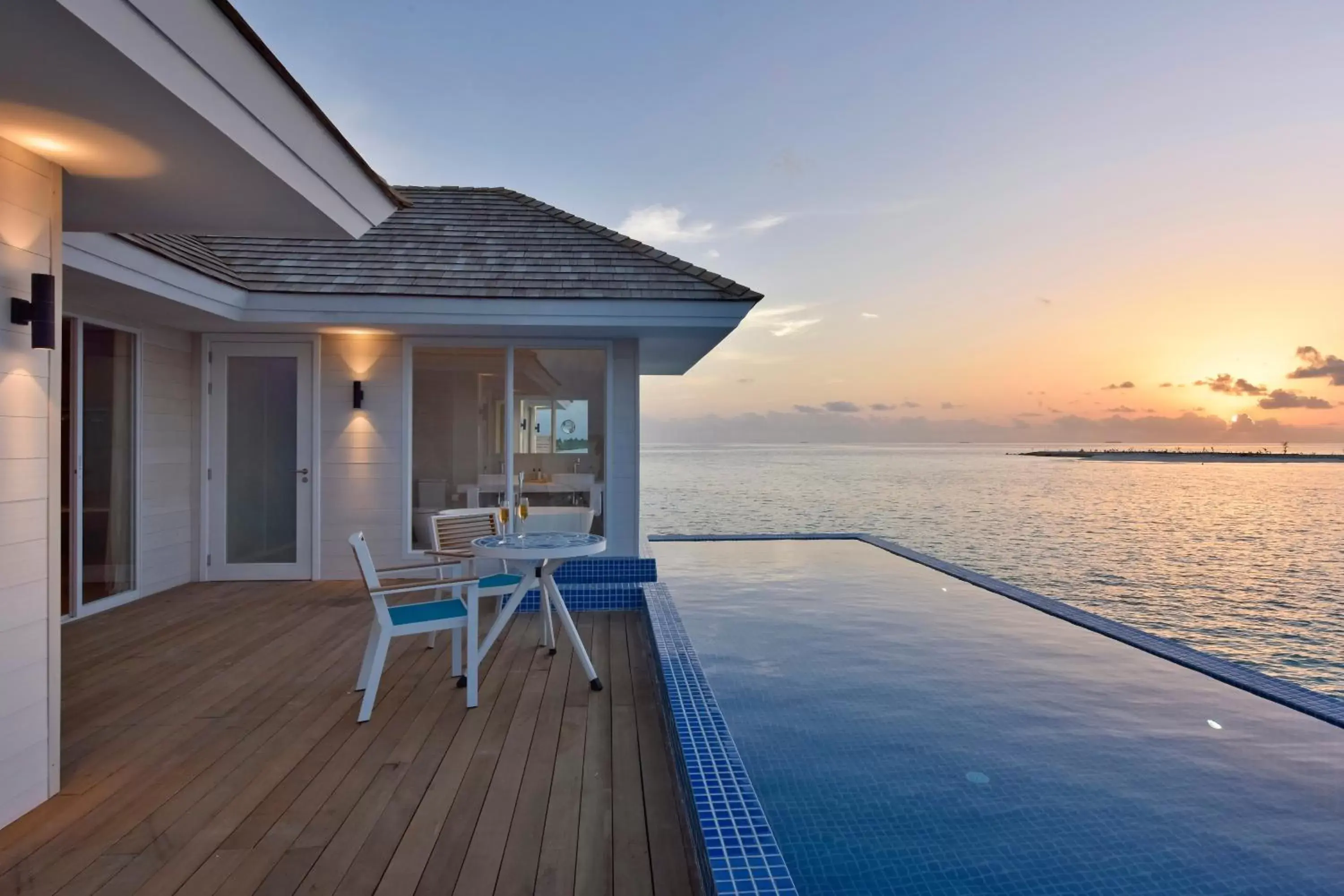 Balcony/Terrace, Swimming Pool in Kandima Maldives