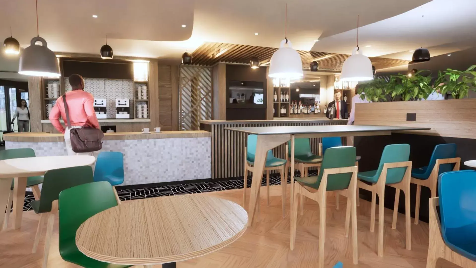 Lounge or bar, Lounge/Bar in Holiday Inn - Bordeaux-Merignac, an IHG Hotel