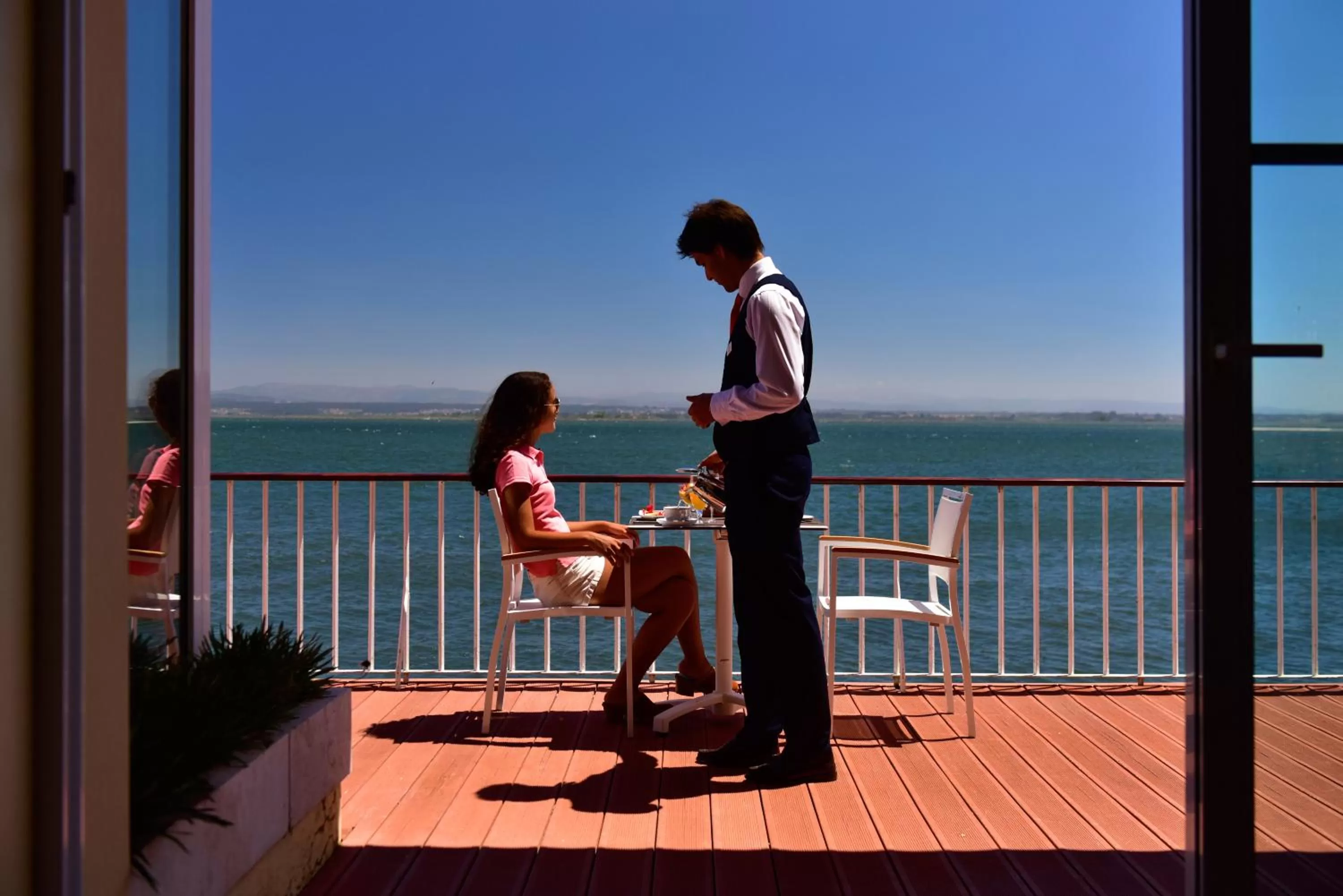 Balcony/Terrace in Pousada da Ria