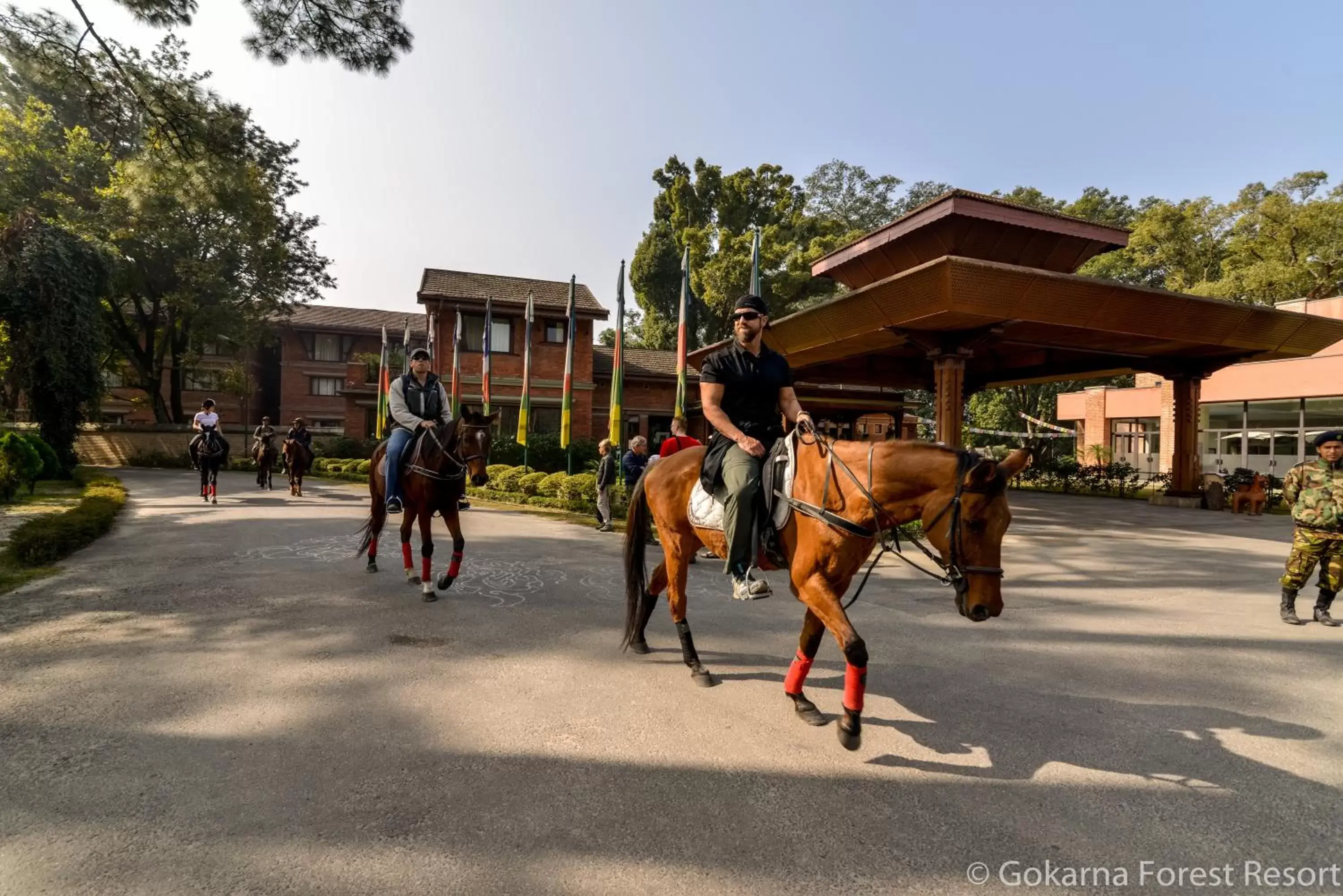 Horse-riding in Gokarna Forest Resort